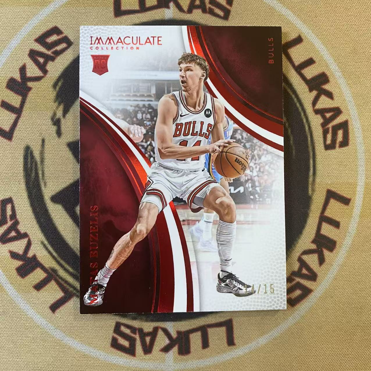 撸卡厮 Lukas 2425 IMM 公牛 潜力新秀 马塔斯 布泽利斯 Matas Buzelis 15编 新秀 base 超低编 14/15 同背 1/1(yyyj)