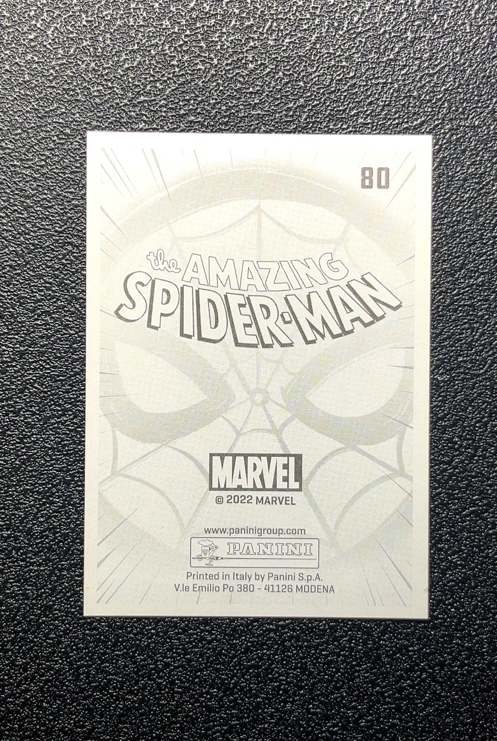 【岛屿拍卖】2022 Panini Spider-man 蜘蛛侠 卡品如图 高价值 #80 0006#611