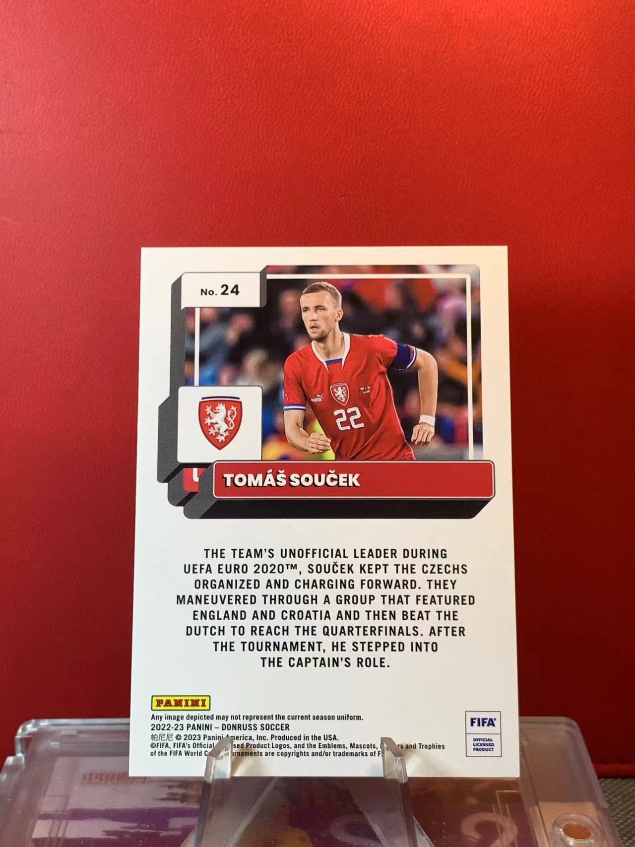 (詹叔代拍)2022-23 Panini Donruss 杜蕾斯 Tomas Soucek 托马斯 绍切克 捷克 西汉姆联 30/49编! 蓝折 顺丰寄付 泰山