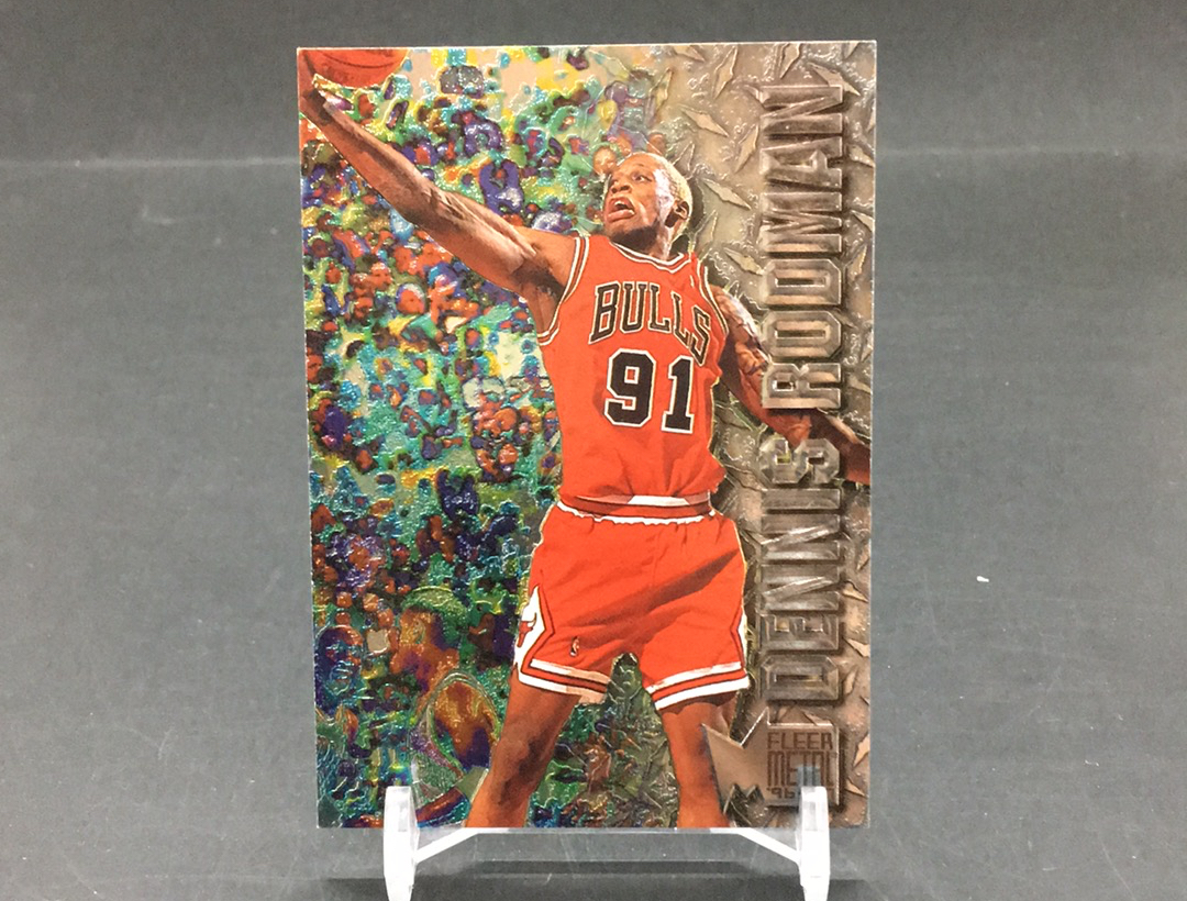 【DC拍卖】11.21 FLEER METAL 实卡美如画 名人堂名宿 公牛王朝内线核心 防守大闸 大虫 丹尼斯 罗德曼