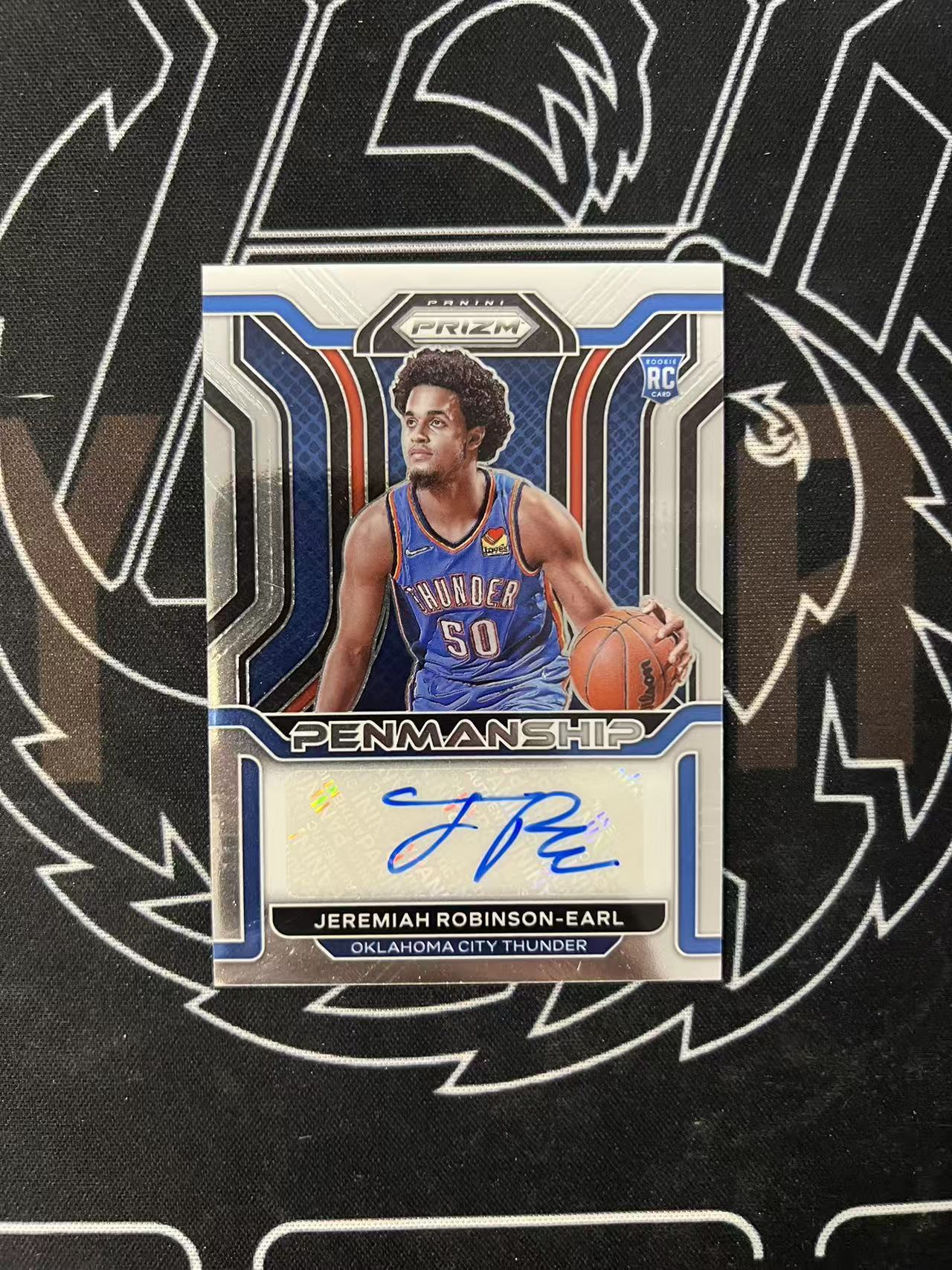 2021-22 Panini Prizm Jeremiah Robinson-Earl RC 【UTF球星卡】fr3 罗宾逊 厄尔 雷霆 新秀 签字 鹈鹕后卫 通行卡品