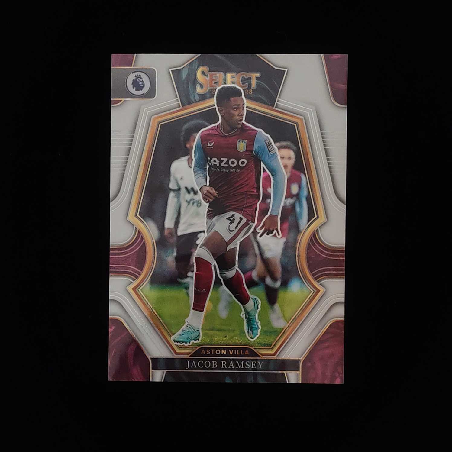 2022-23 Panini Select Jacob Ramsey 英超 阿斯顿维拉 拉姆塞 白折 02/20编 蝴蝶编 二级 卡品如图 收藏必备