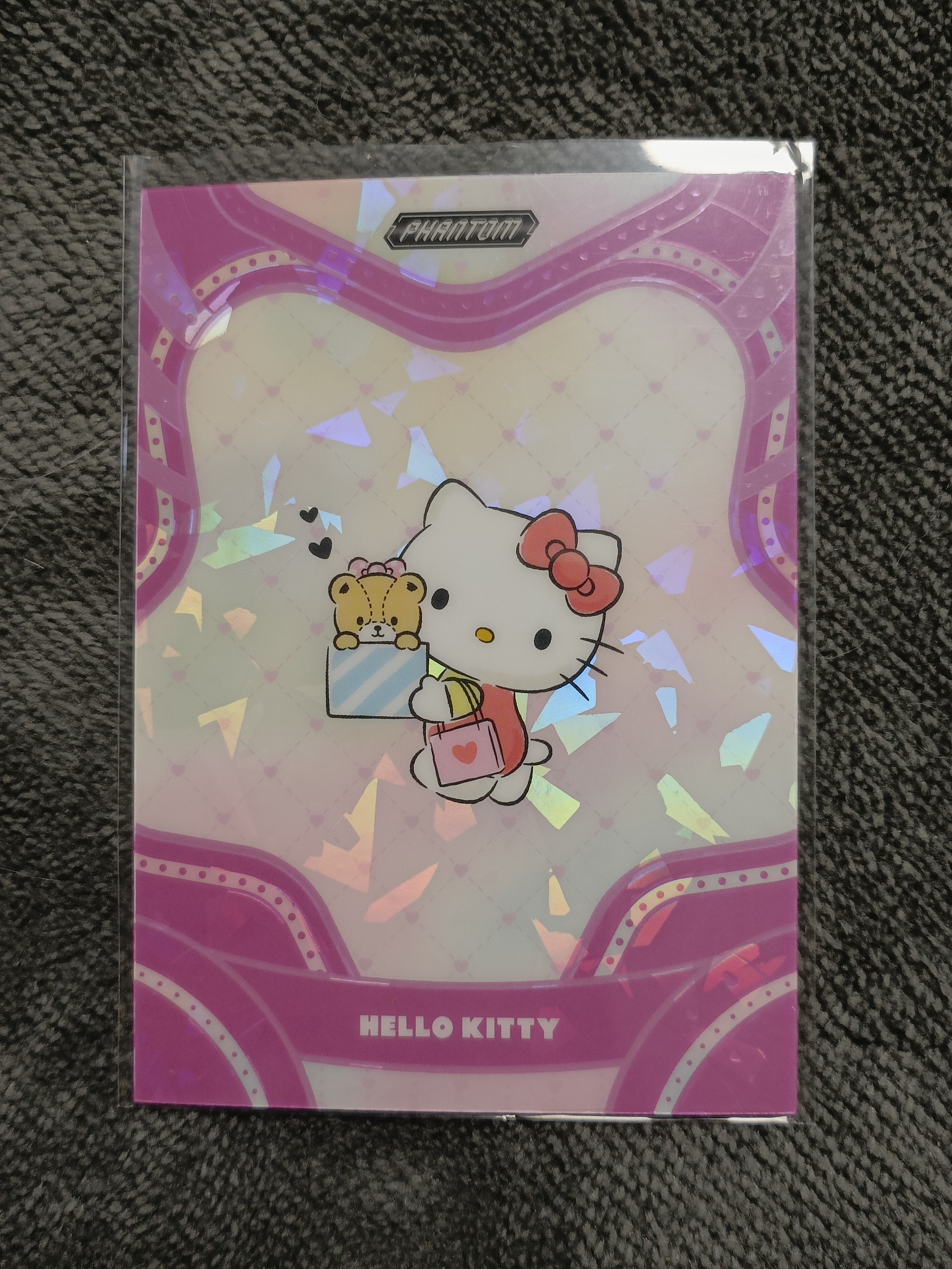 2023 Kakawow PHANTOM 三丽鸥家族系列收藏卡 HELLO KITTY 凯蒂猫 【谦谦拍卖】PSA-IPU-21 紫折 014/115编 秋鹿