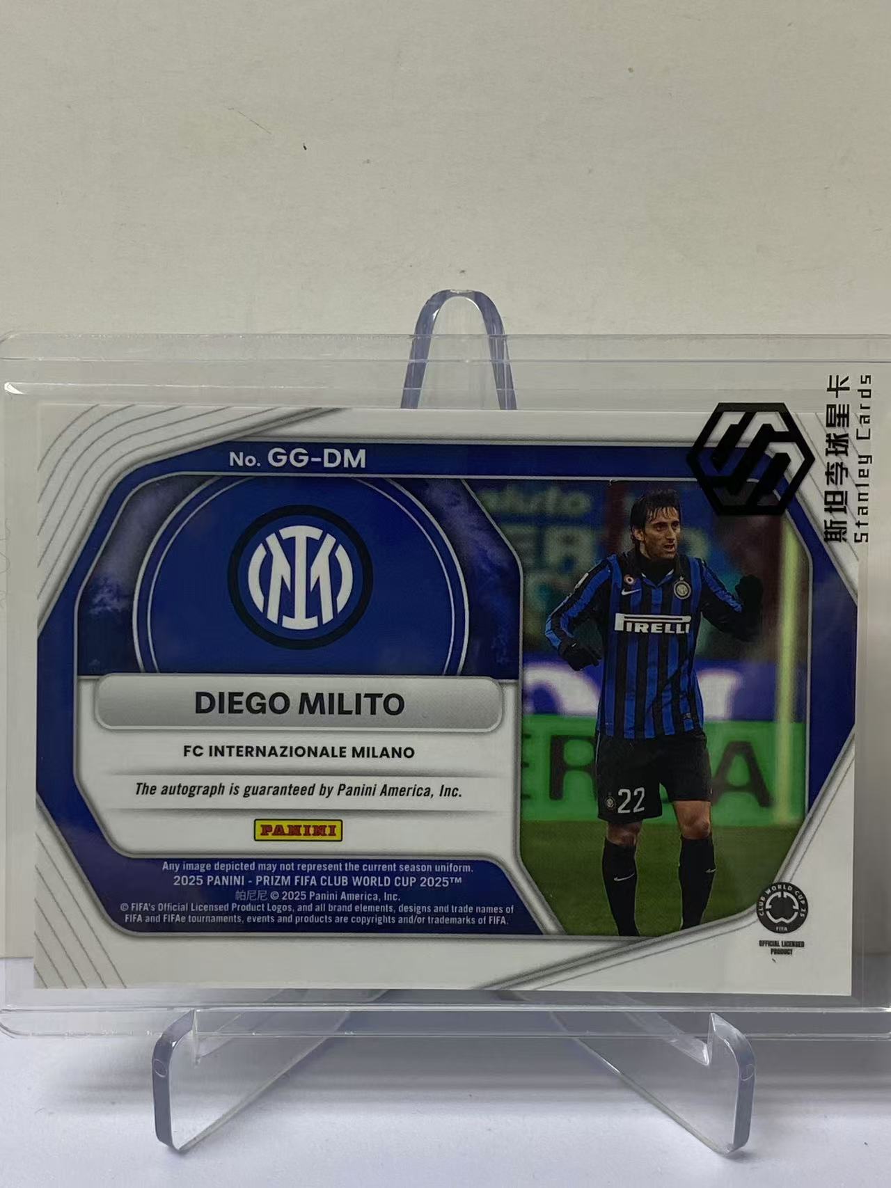 2025 Panini Prizm Diego Milito 世俱杯PZ 迭戈 米利托 国际米兰 阿根廷 签字 Global Graphs 特卡 全球签 卡品如图 9527