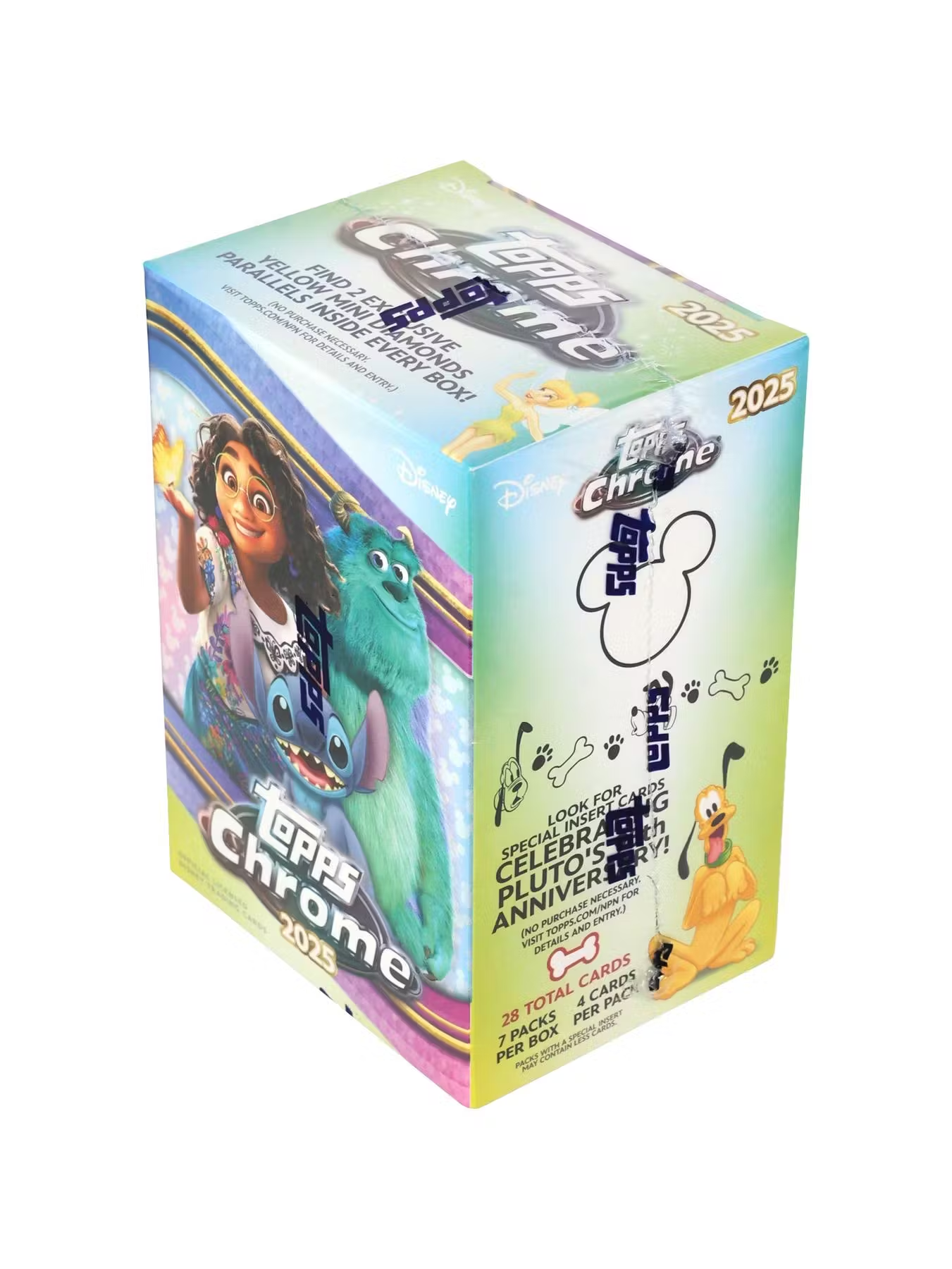 2025 Topps Chrome Disney Blaster Box 未拆 单盒 迪士尼 手雷盒 博大比例 1/1 爆金 独占折射 博史迪奇 米老鼠 草莓熊 唐老鸭 巴斯光年 小飞象【黄油手代卖】