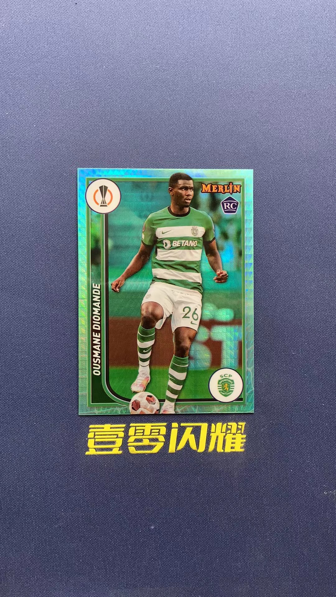 2024 Topps MERLIN OUSMANE DIOMANDE RC 【壹零闪耀】欧冠 梅林系列 新秀RC 奥斯曼 迪奥曼德 葡萄牙体育 青棱镜折 折射 卡品如图 收藏必备 NYZS007