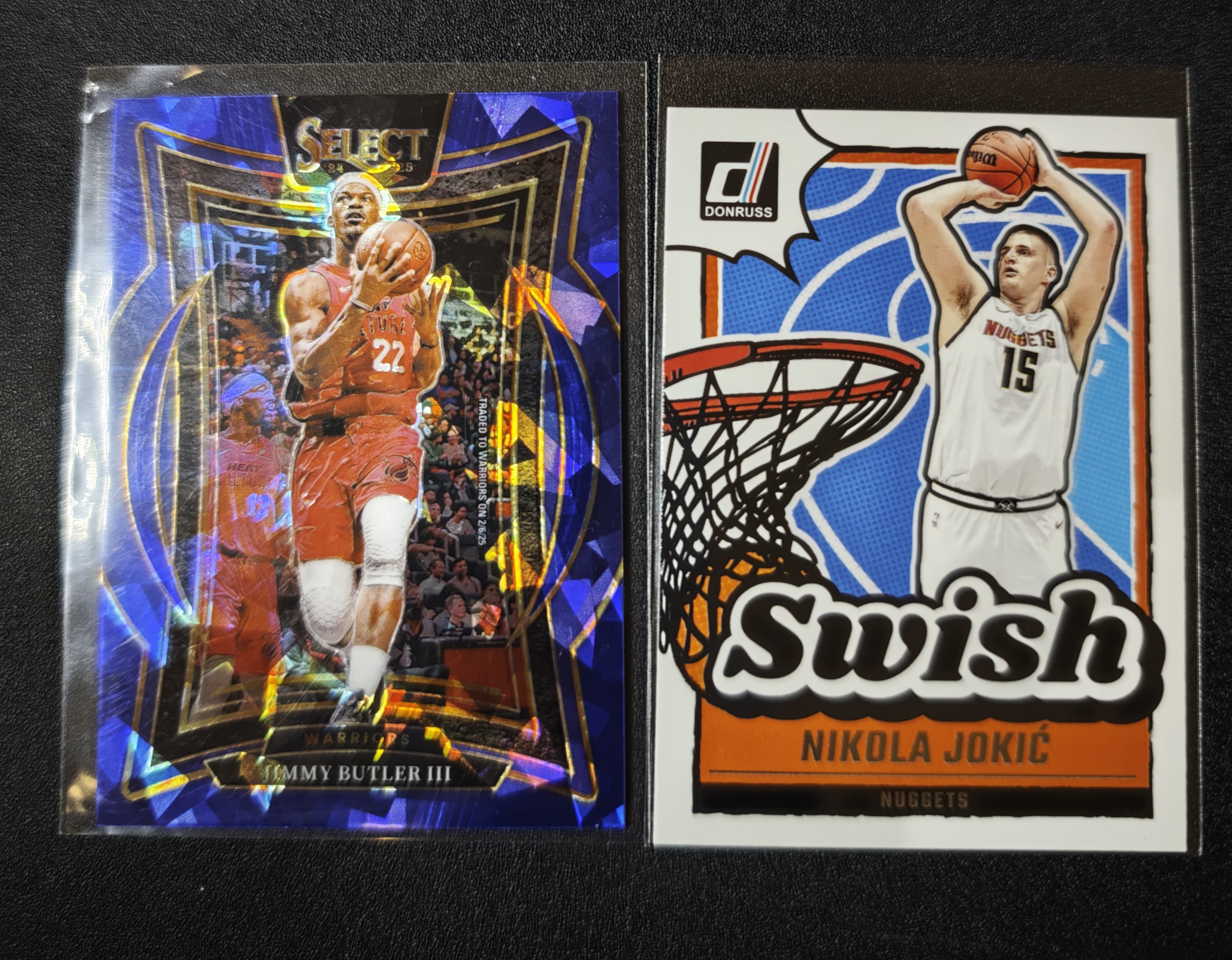 lot 2张 尼古拉 约基奇 吉米 巴特勒 特卡 不保卡品 91代拍