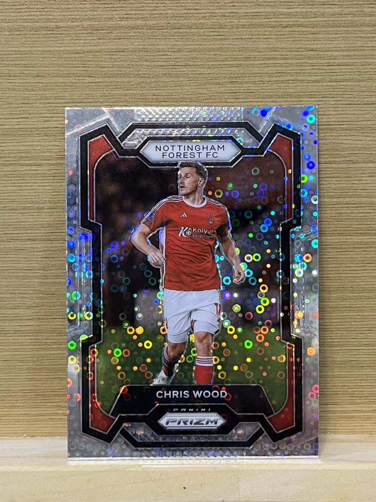 2023-24 Panini Prizm Chris Wood 伍德 泡泡折 诺丁汉森林 英超 pz 银折 卡品如图 凑卡收藏必备 A34