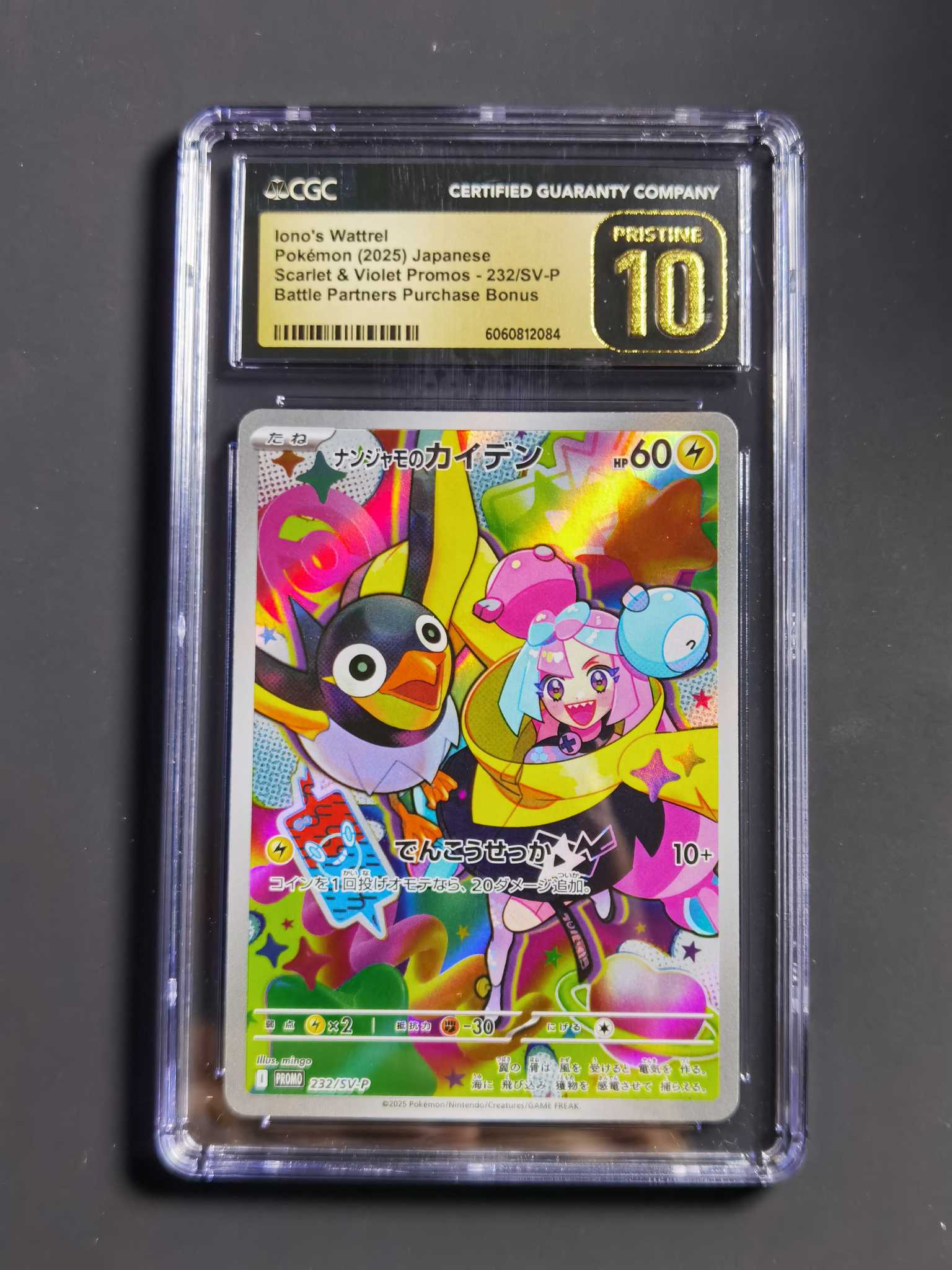【太子拍卖】不累计 2025 Pokemon TCG PROMO PTCG 宝可梦 日版 奇树的电海燕 p卡 CGC10 黑金10 卡品超完美 错过拍大腿!