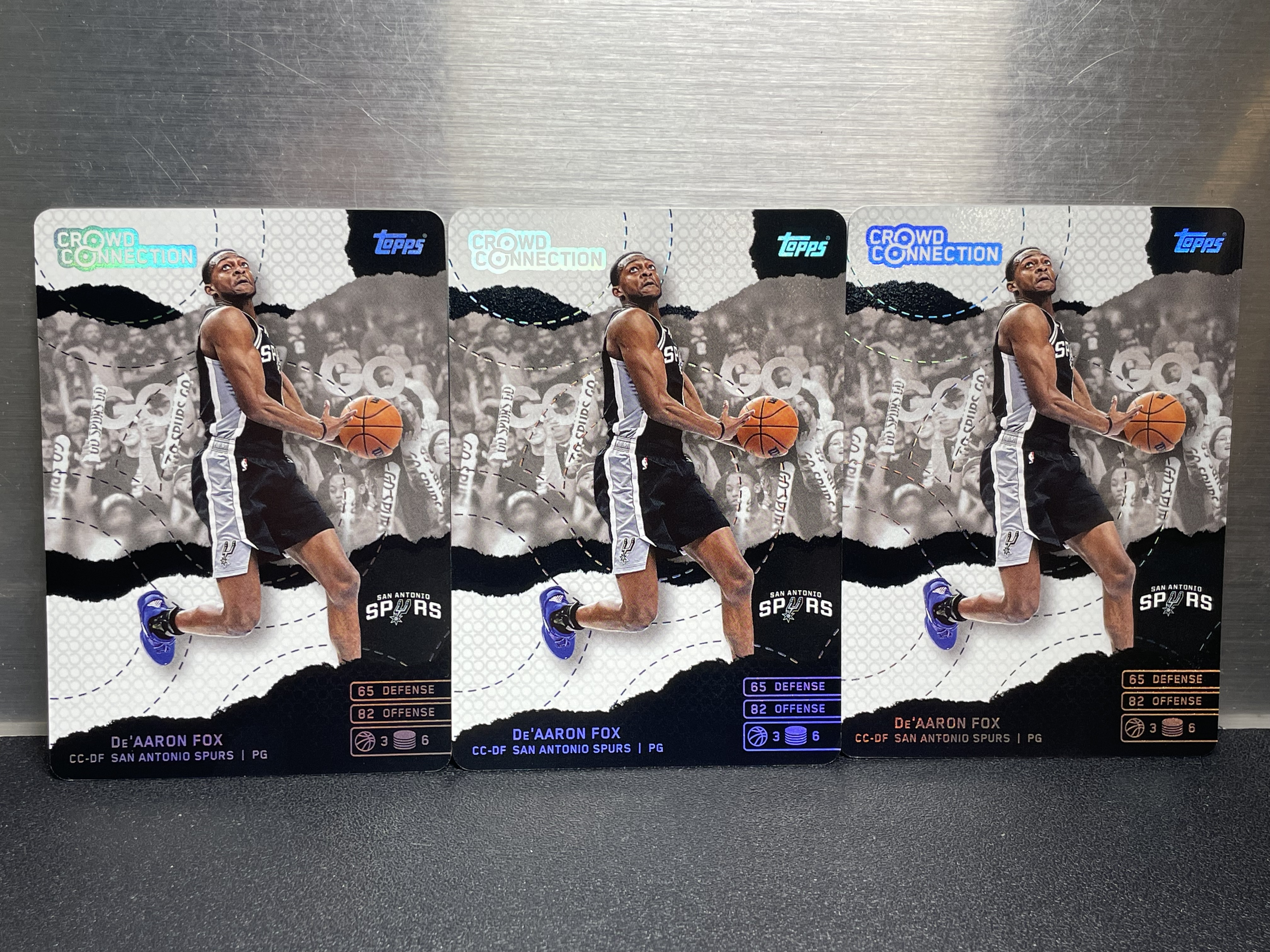 (K7) 2025 Topps 折射 小狐狸 达龙 福克斯 马刺 近期大热球星 收藏必备 卡品如图 ! ! !