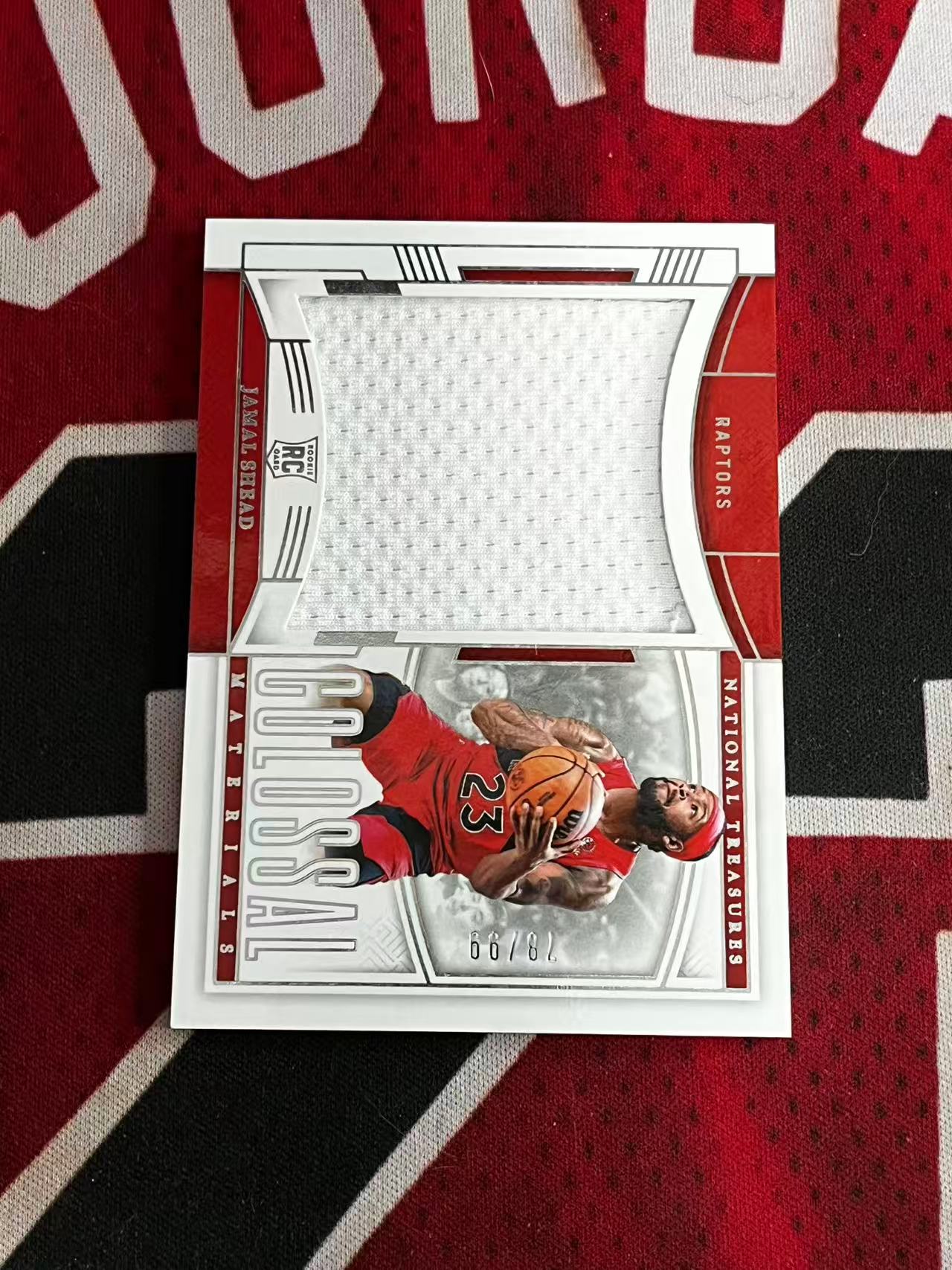 【接寄拍】2024-25 PANINI NATIONAL 国宝高端系列 猛龙 新秀RC 贾马尔歇德 谢德 99编 大窗新秀球衣物料切割 衣料实物卡 专收凑套必备【烂臭嘴拍卖】