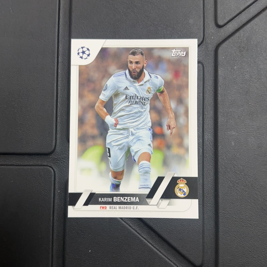 2022-23 Topps Chrome Karim Benzema 本泽马 皇马 TC base 卡品如图 不包卡品