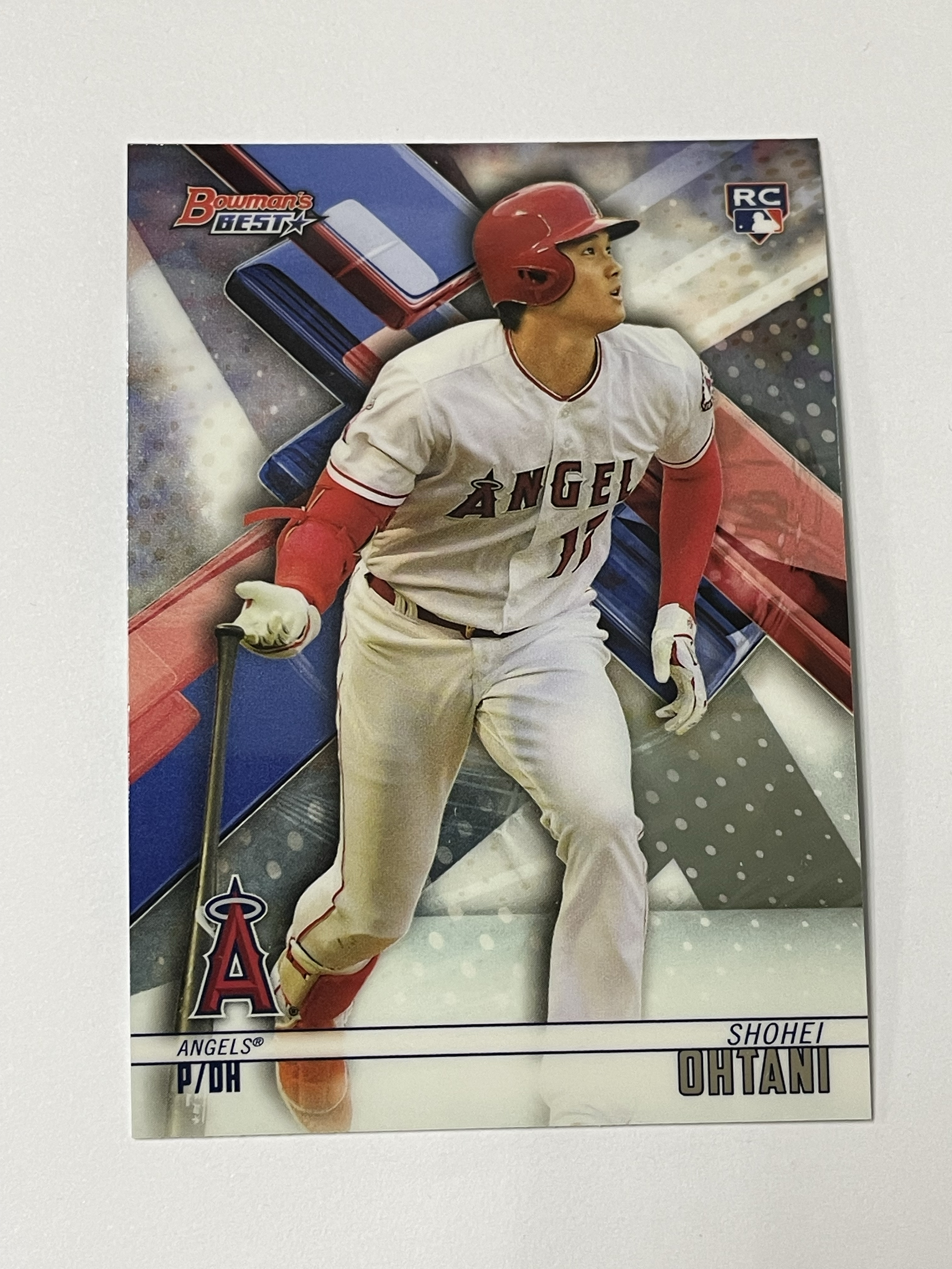 2018 Topps Bowman's Best Shohei Ohtani RC 洛杉矶天使 大谷翔平 新秀 Base 第一张