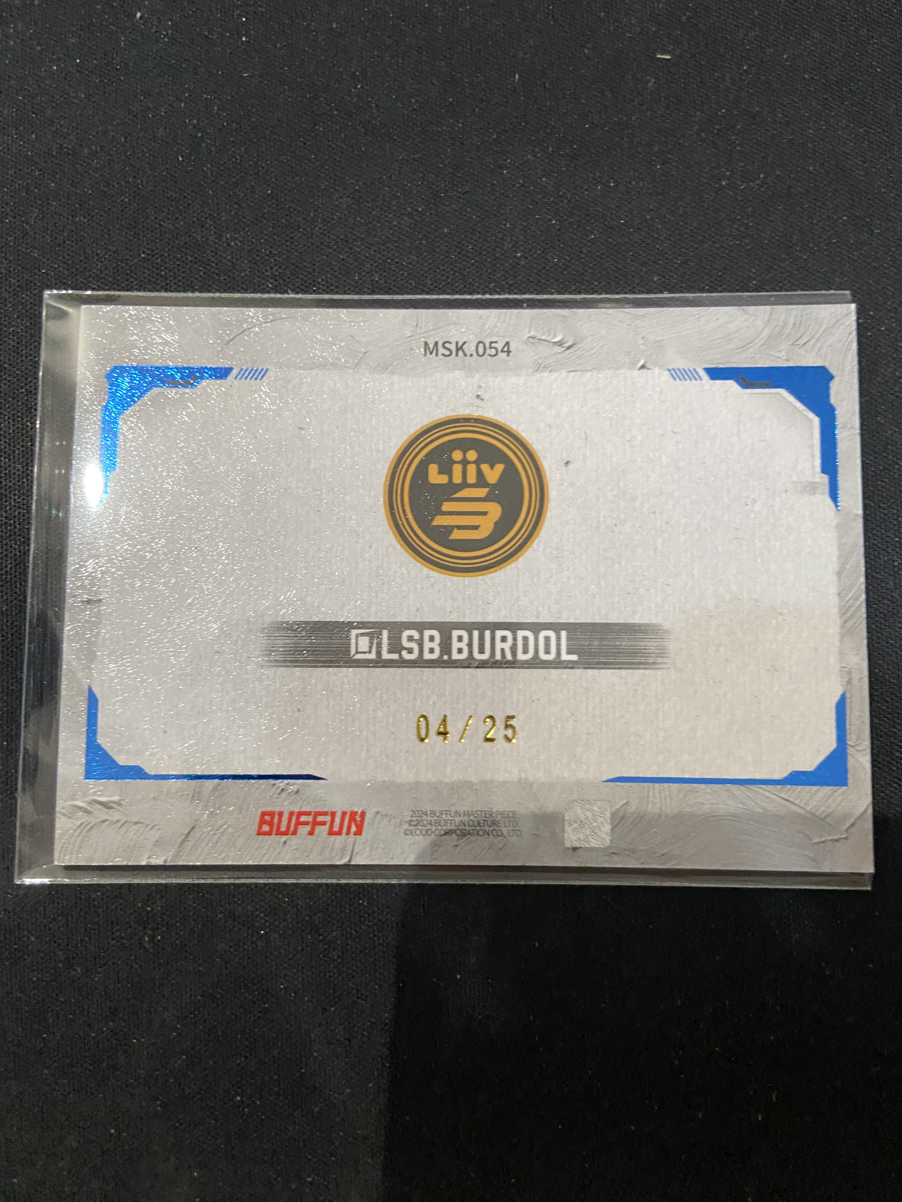 2024 Buffun LPL BURDOL 接代拍 现场卡 冰川蓝 LSB LCK 04/25 不凡玩品 杰作 英雄联盟 佛总