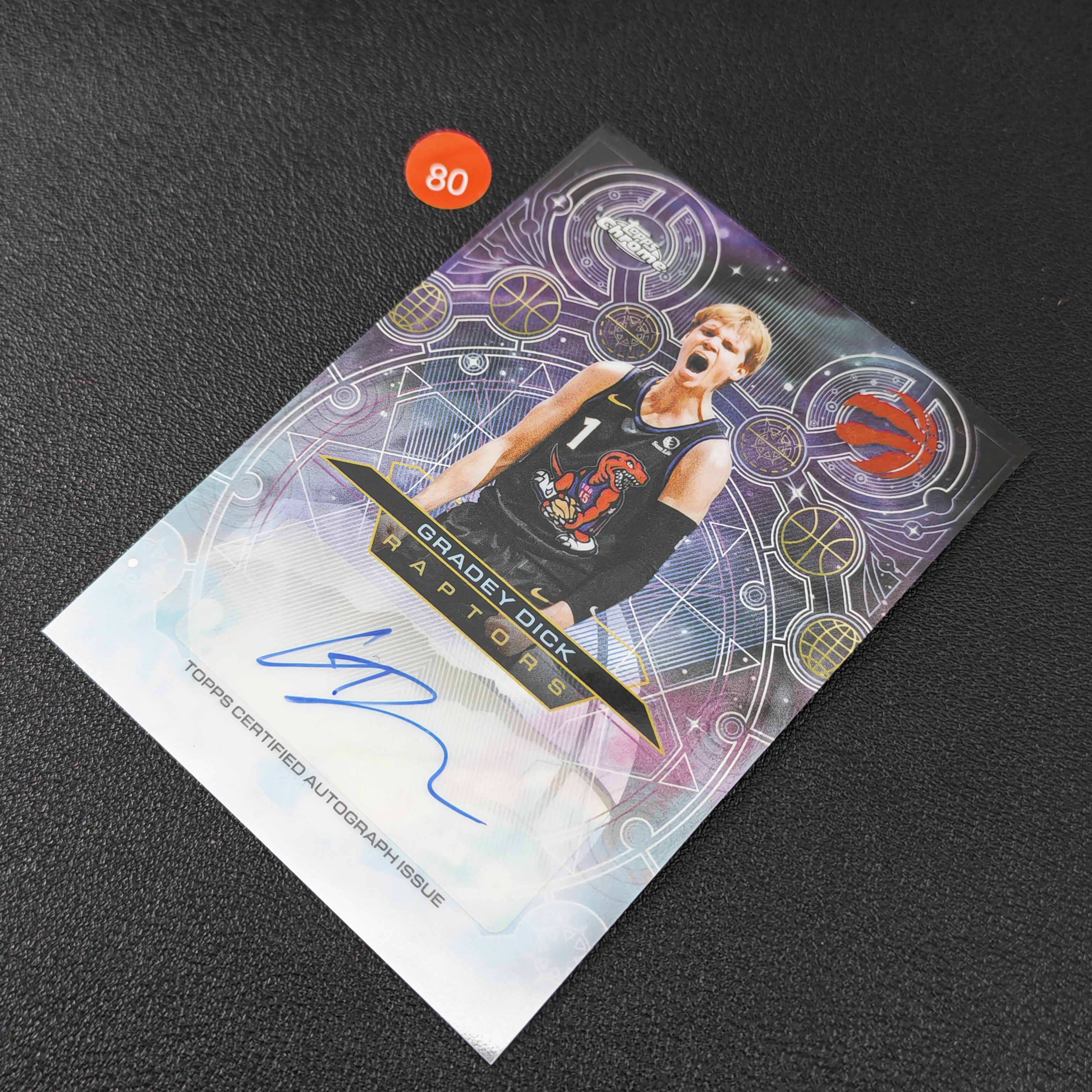 【鹰歌拍卖】格雷迪·迪克 Dick 猛龙 Chromographs签字卡 贴签|2026 Topps Chrome update 神射手 白人射手 潜力新星 凑套必备 不保卡品#momo