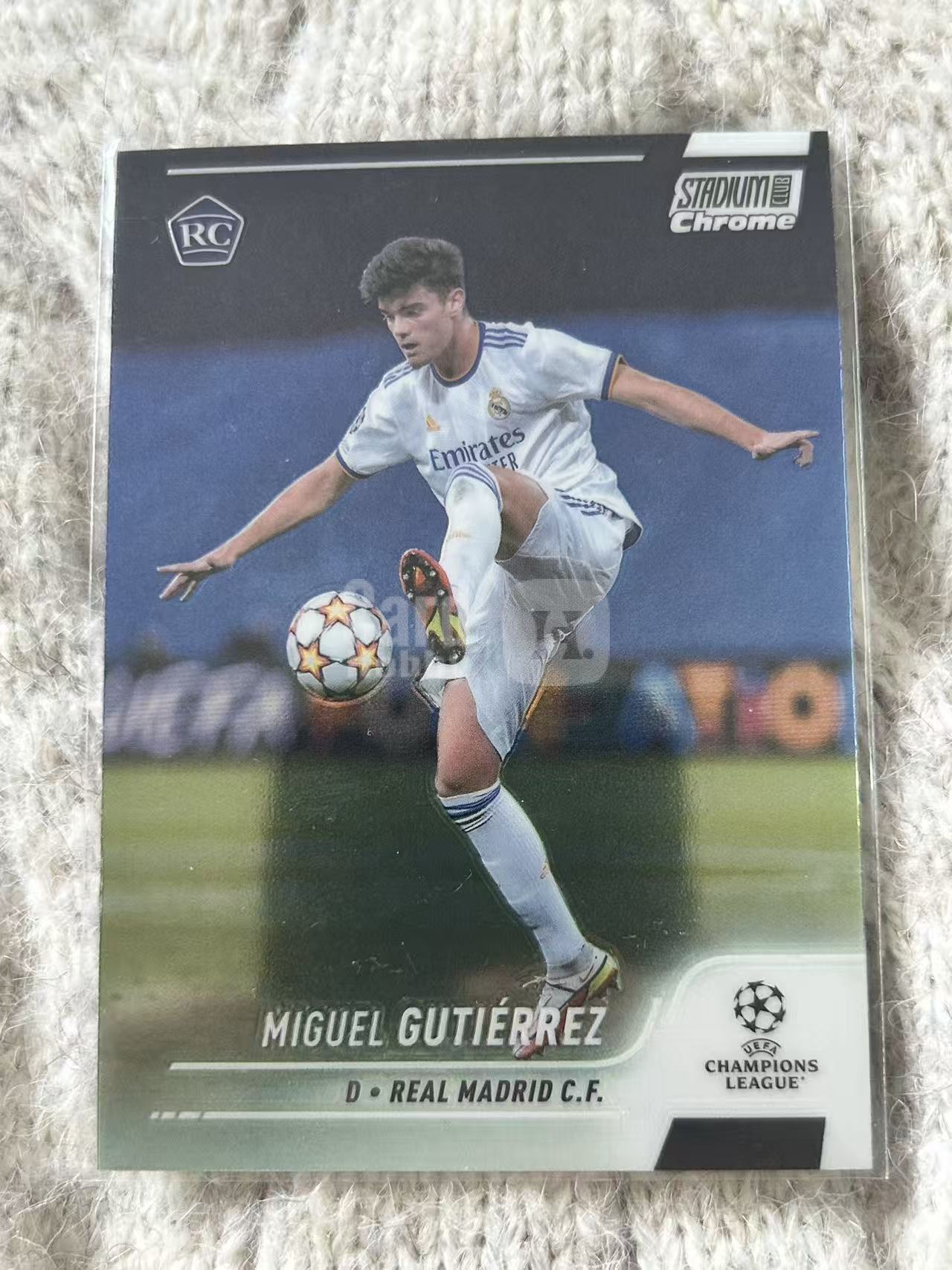 2024 Topps UEFA Champions League Miguel Gutiérrez 米格尔・古铁雷斯 - 皇马 RC 新秀边卫,左脚技术细腻,传中优质,极具发展潜力,凑套必备