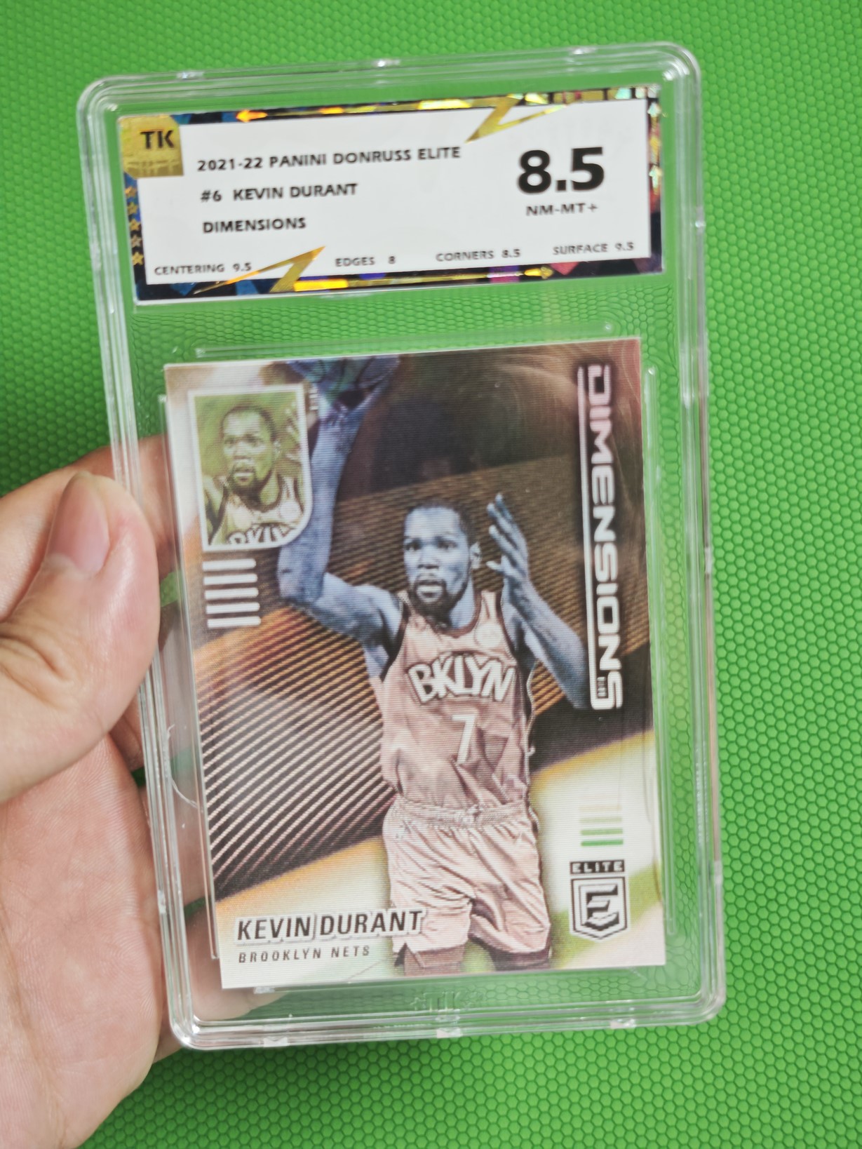 2021-22 Panini Donruss Elite Kevin Durant 篮网 火箭 凯文杜兰特 3D全息特卡 光栅卡 双选图 大比例SSP 壳损见图 介意勿拍