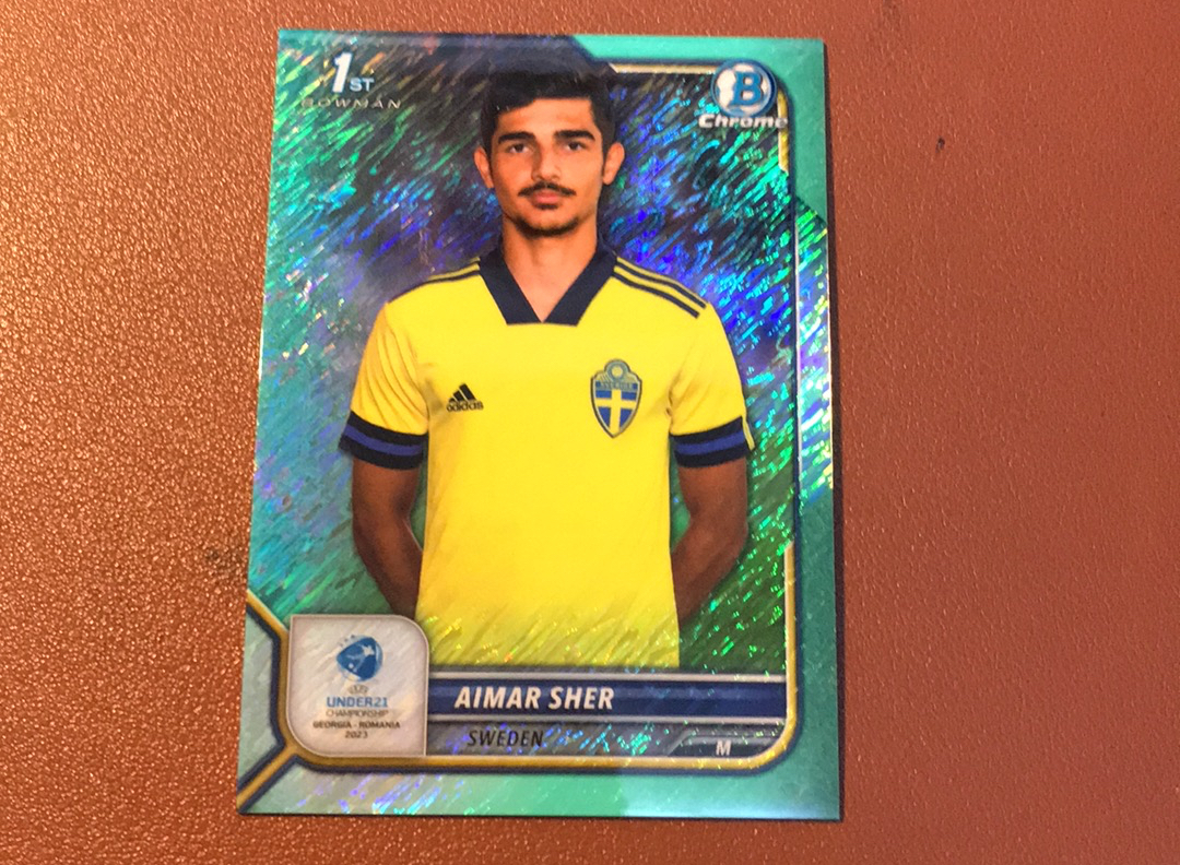 2025 Topps Chrome Aimar Sher 绍尔 125编 卡品如图 一天一快递不累计M510