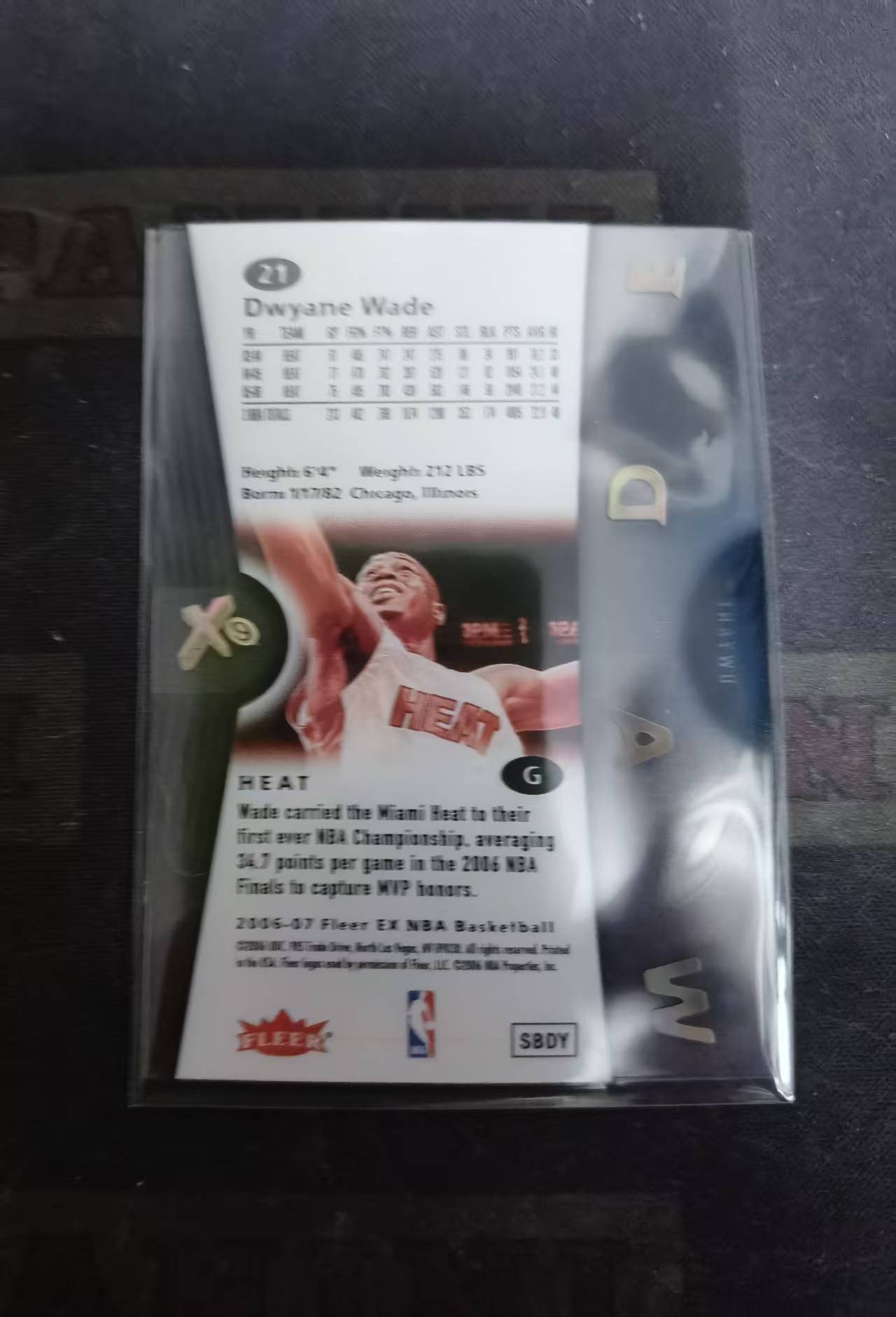 【DLDL拍卖】2006-07 Fleer EX Dwyane Wade 韦德【卡边角表面见图】