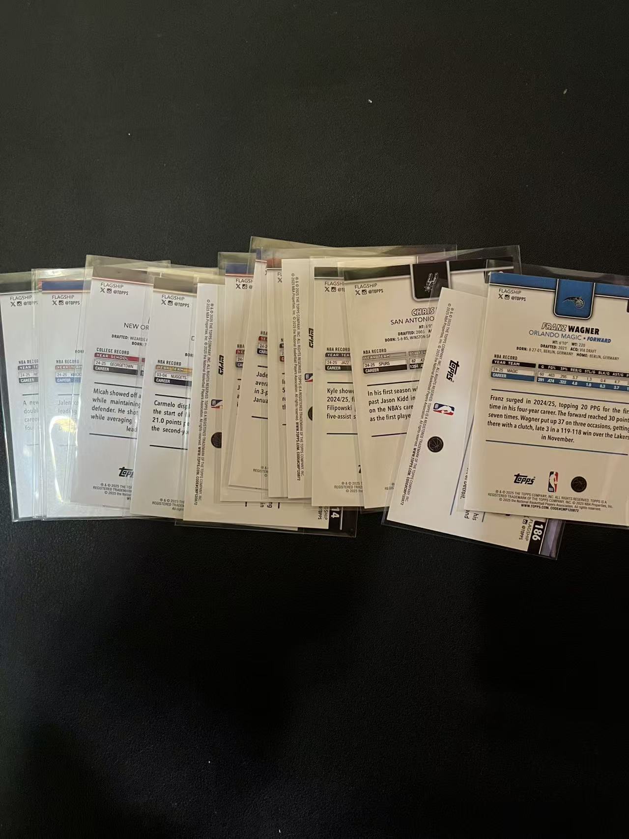 2025 Topps Flagship Chris Paul 克里斯 保罗 卡梅隆 安东尼 扎克 伊迪 杰登 艾维 布伦森 艾顿 碎闪 银闪 折射 14张 卡品如图 龙龙龙