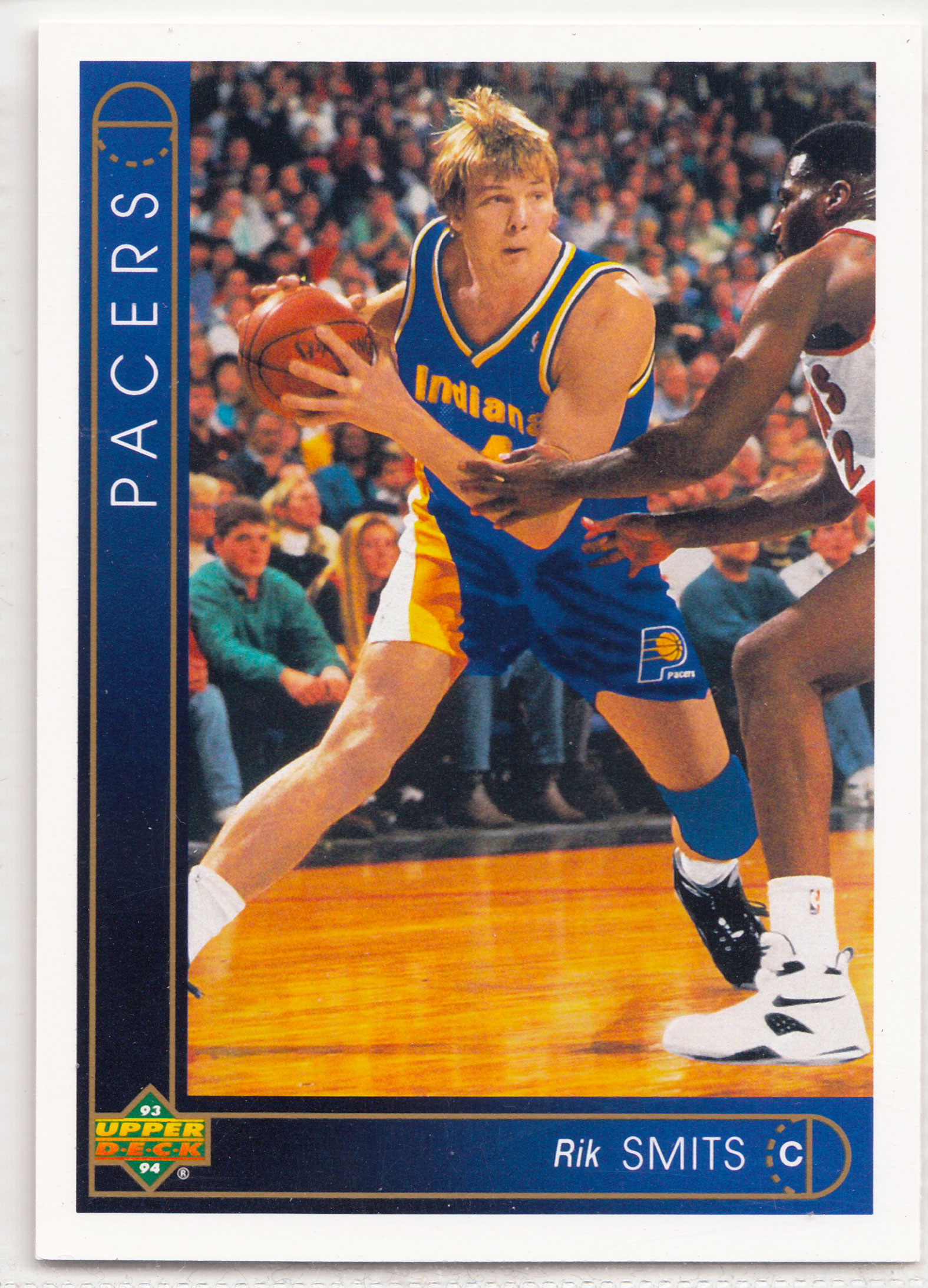 【ABC1 Card Market】1993-94 Upper Deck UD Basketball Rik Smits 里克 施密茨 Indiana Pacers 步行者 Base Set 基础卡 #132 XY11325