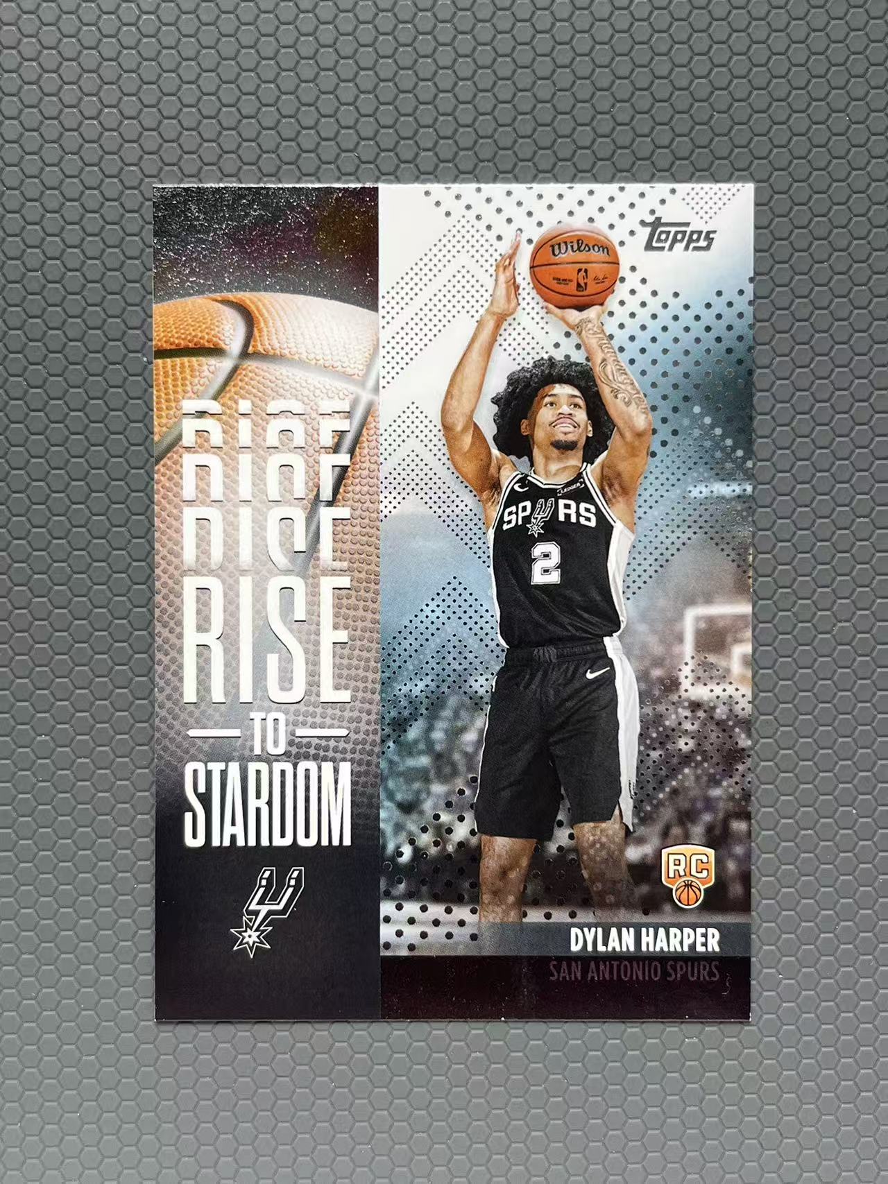 2025 Topps 迪伦·哈珀 DYLAN HARPER 马刺 新秀 RC RISE 特卡 卡品如图-左