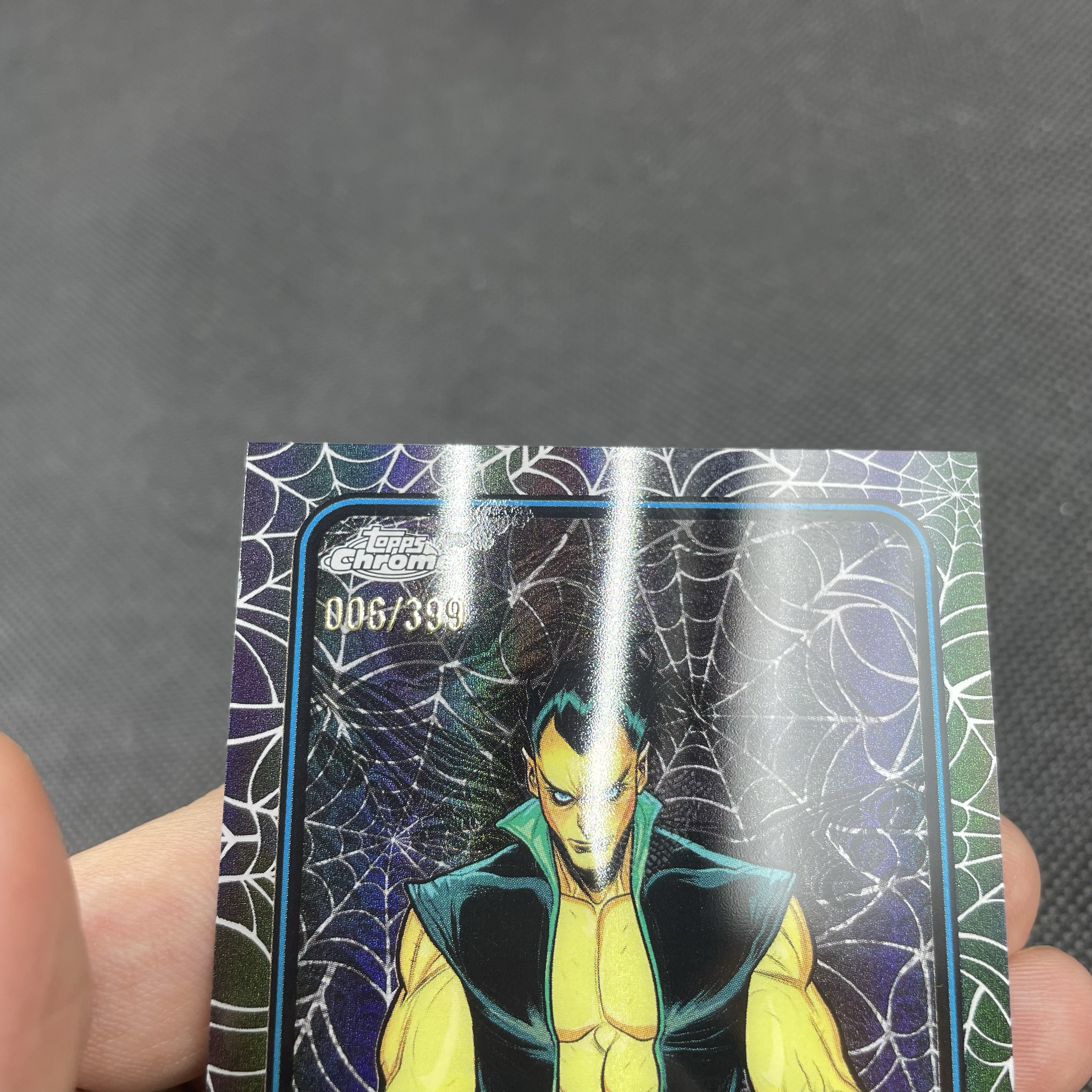 2025 Topps Chrome Namor 【无界代卖】Marvel(MCU)漫威 海王子 纳摩 006/399编 蛛网折 品如图 不累计 ZY
