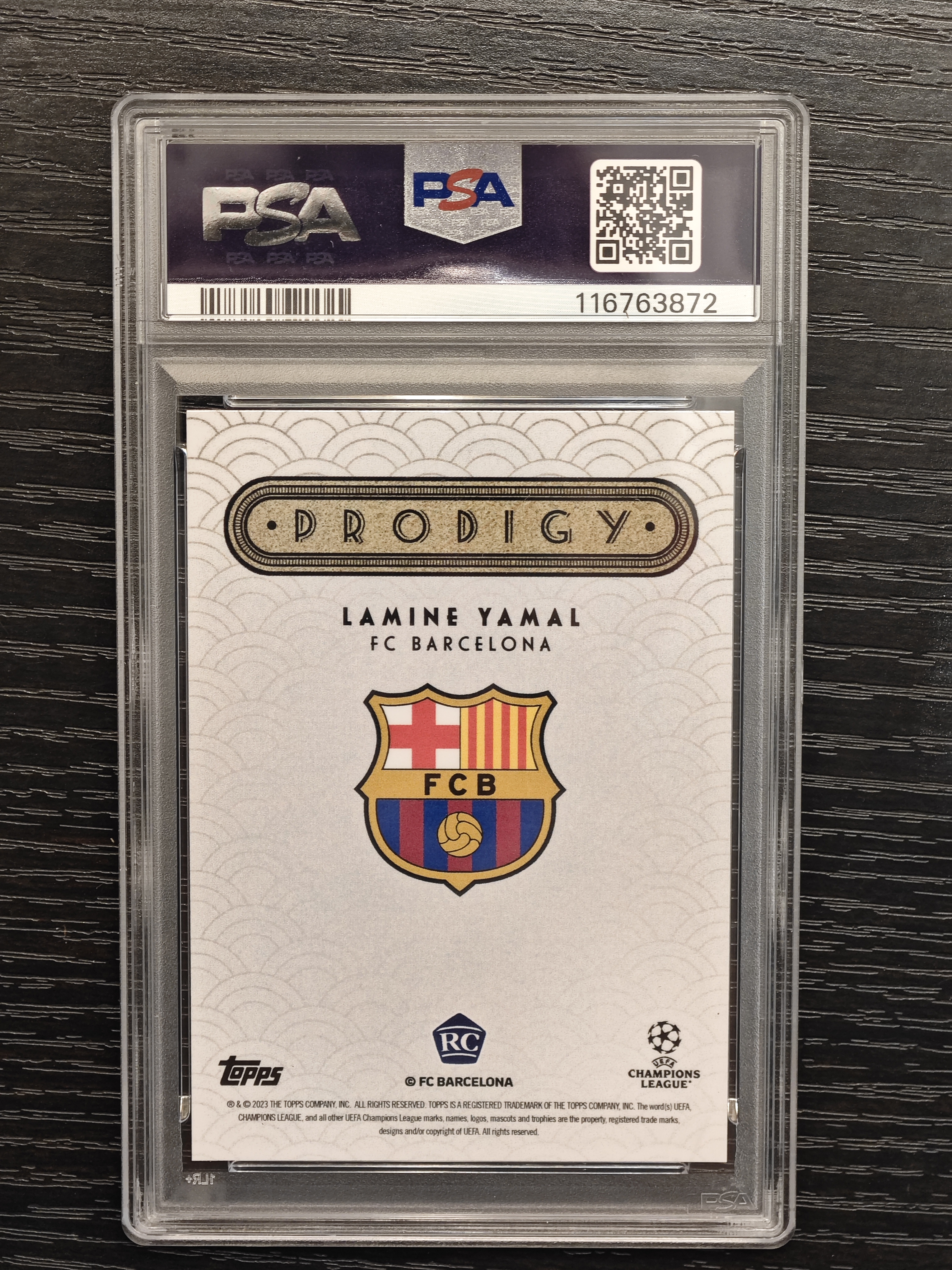 2023-24 TOPPS DECO LAMINE YAMAL 拉明 亚马尔 RC 新秀 PSA10 巴萨 西班牙🇪🇸 世界杯大热门 细节如图 叉叉拍卖