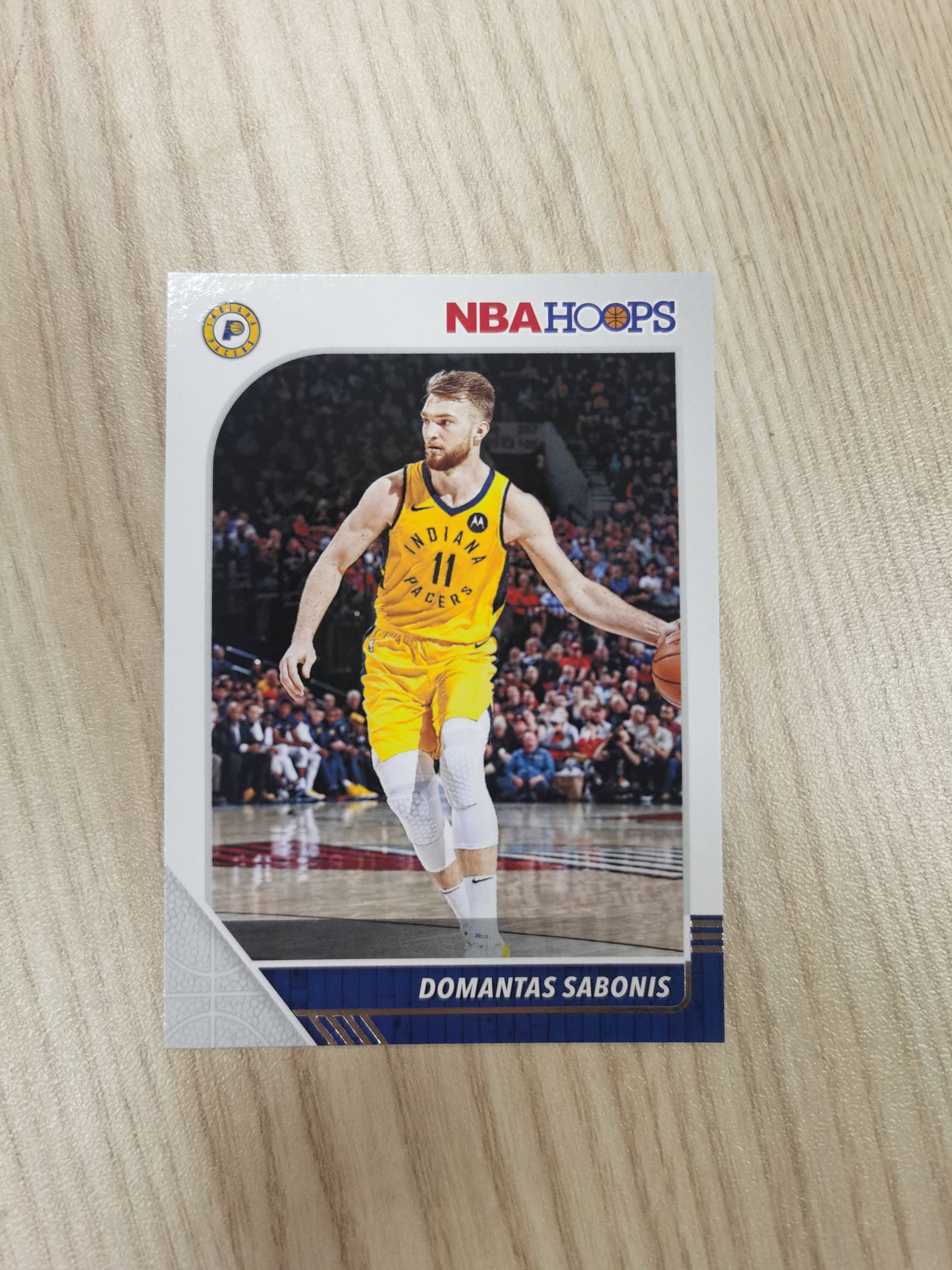 2019-20 Panini Hoops Domantas Sabonis 2019-20 小萨博尼斯 hoops 立陶宛男篮大前锋 1届全明星 名宿传奇巨星老萨博尼斯的儿子 步行者 国王 具收藏价值