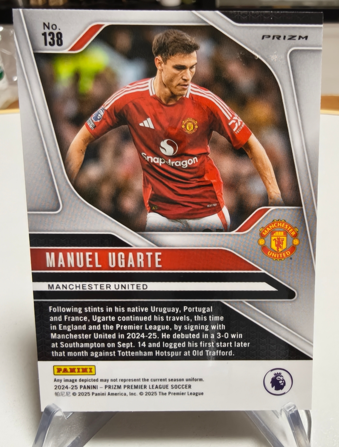 2024-25 Prizm Premier League Genesis 英超 起源折射 大比例SP 曼联 乌加特 卡品如图【拍前务必看描述】