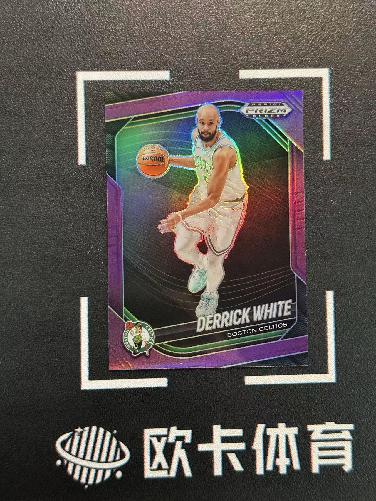 2024-25 Panini Prizm Black Derrick White 【欧卡体育】pz 德里克 怀特 99编 紫折 凯尔特人 卡品如图(YDD)