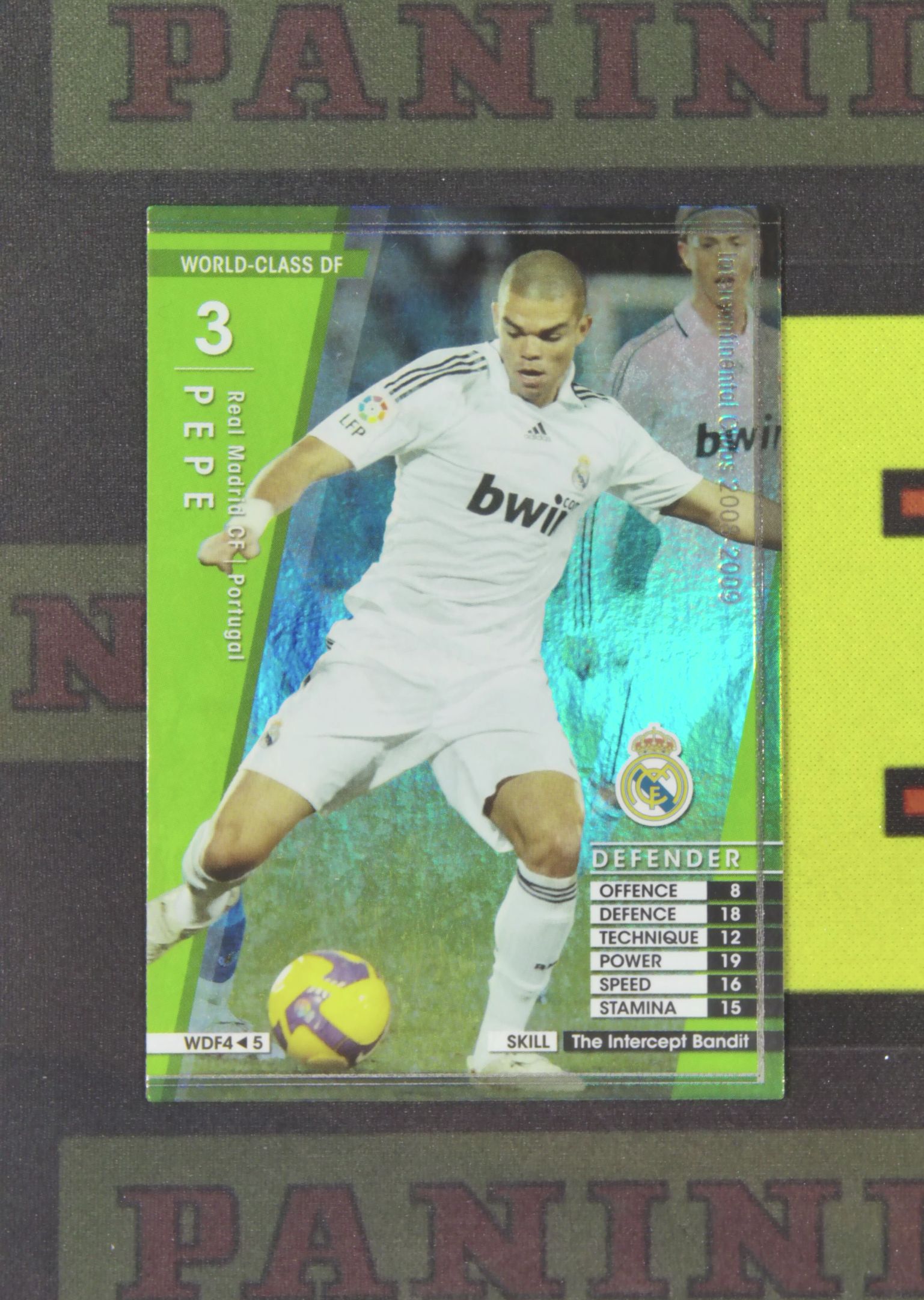 2008-09 Panini other Pepe Nirvana Project 佩佩 皇家马德里 名宿 日版 银折 折射 卡品如图 收藏必备 SXY1