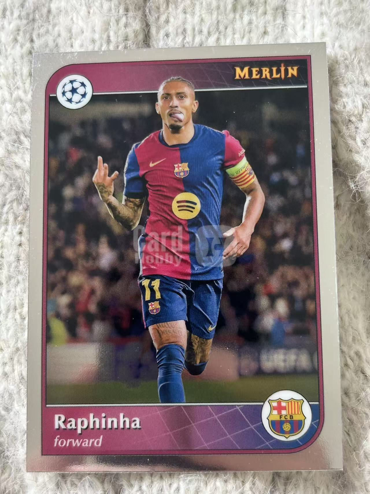 2024 Topps Merlin 梅林 Raphinha 拉菲尼亚 - 巴萨巴西前锋,边路突破犀利,传射俱佳,大赛发挥稳定,球队边路核心,凑套必备