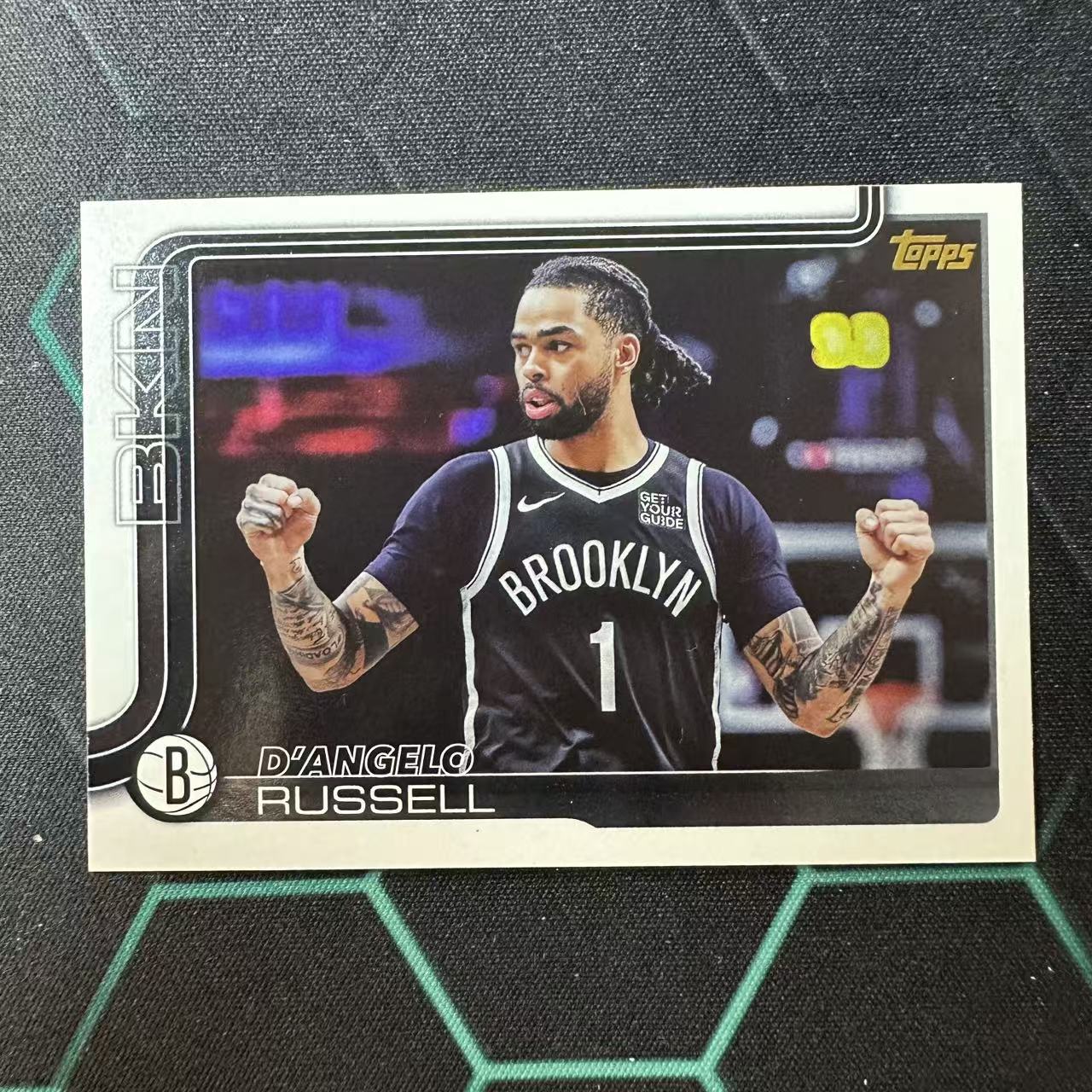 2025 Topps Flagship D 'Angelo Russell 【阿福代卖】丹吉洛 拉塞尔 篮网 ssp 金背 变化版 收藏必备(biu)