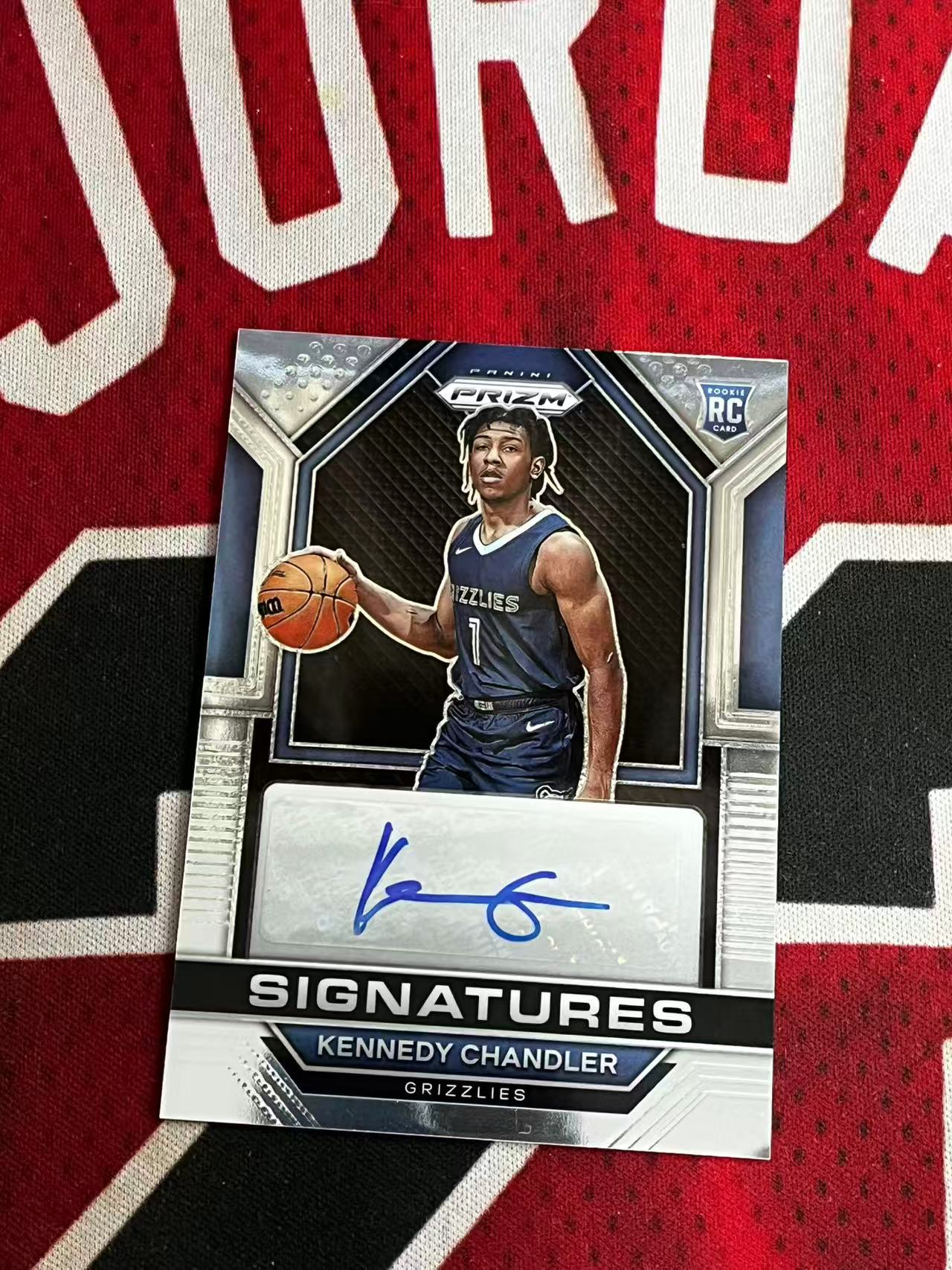 【接寄拍费率低至5%含卡淘手续费】2022-23 PANINI PRIZM PZ系列 灰熊 新秀RC 肯尼迪钱德勒 签字卡 正新秀签 专收凑套必备【烂臭嘴拍卖】