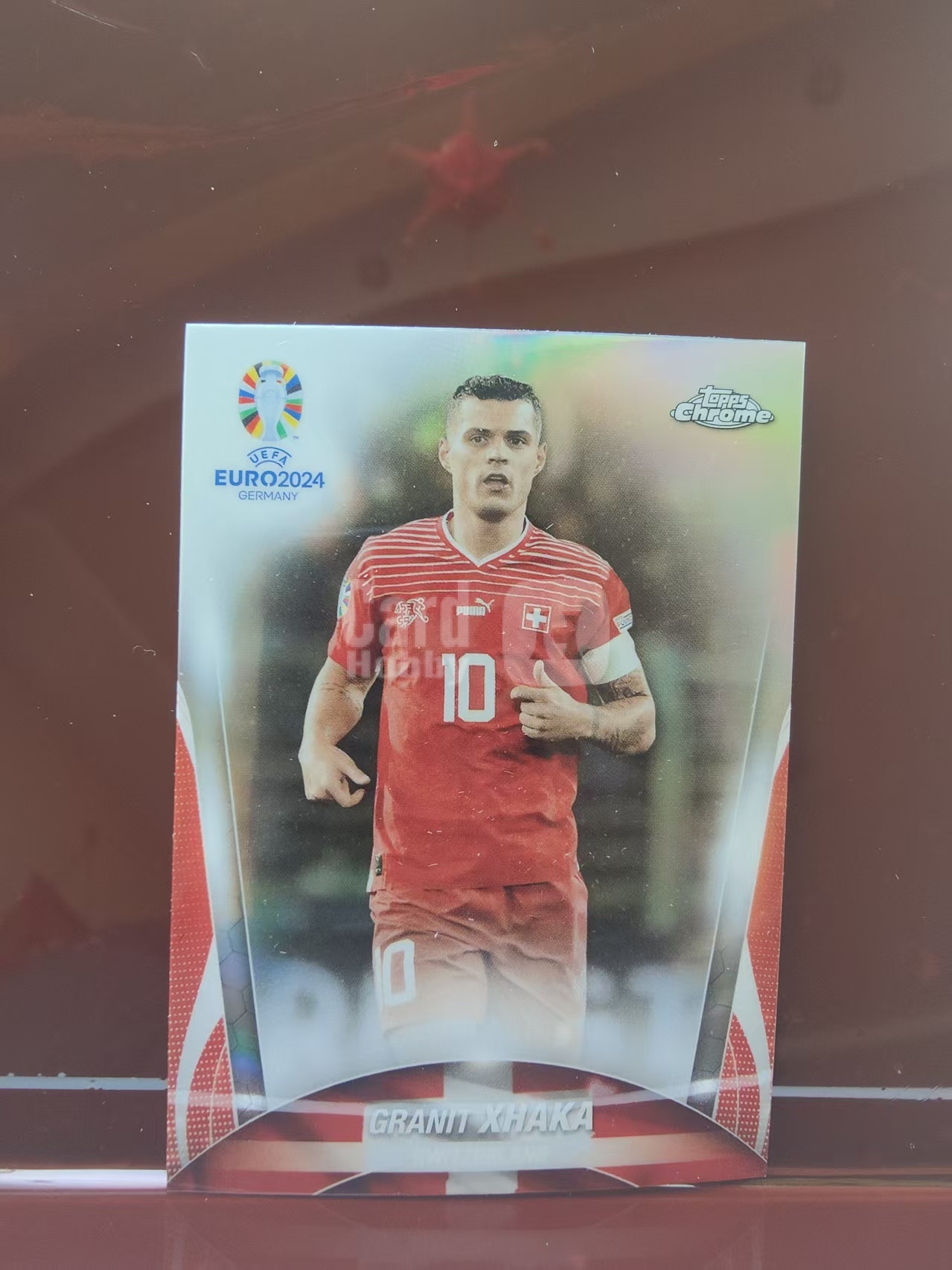 2024 Topps Chrome Granit Xhaka 瑞士 格拉尼特 扎卡  银折 欧洲杯TC 卡品如图 Q010B