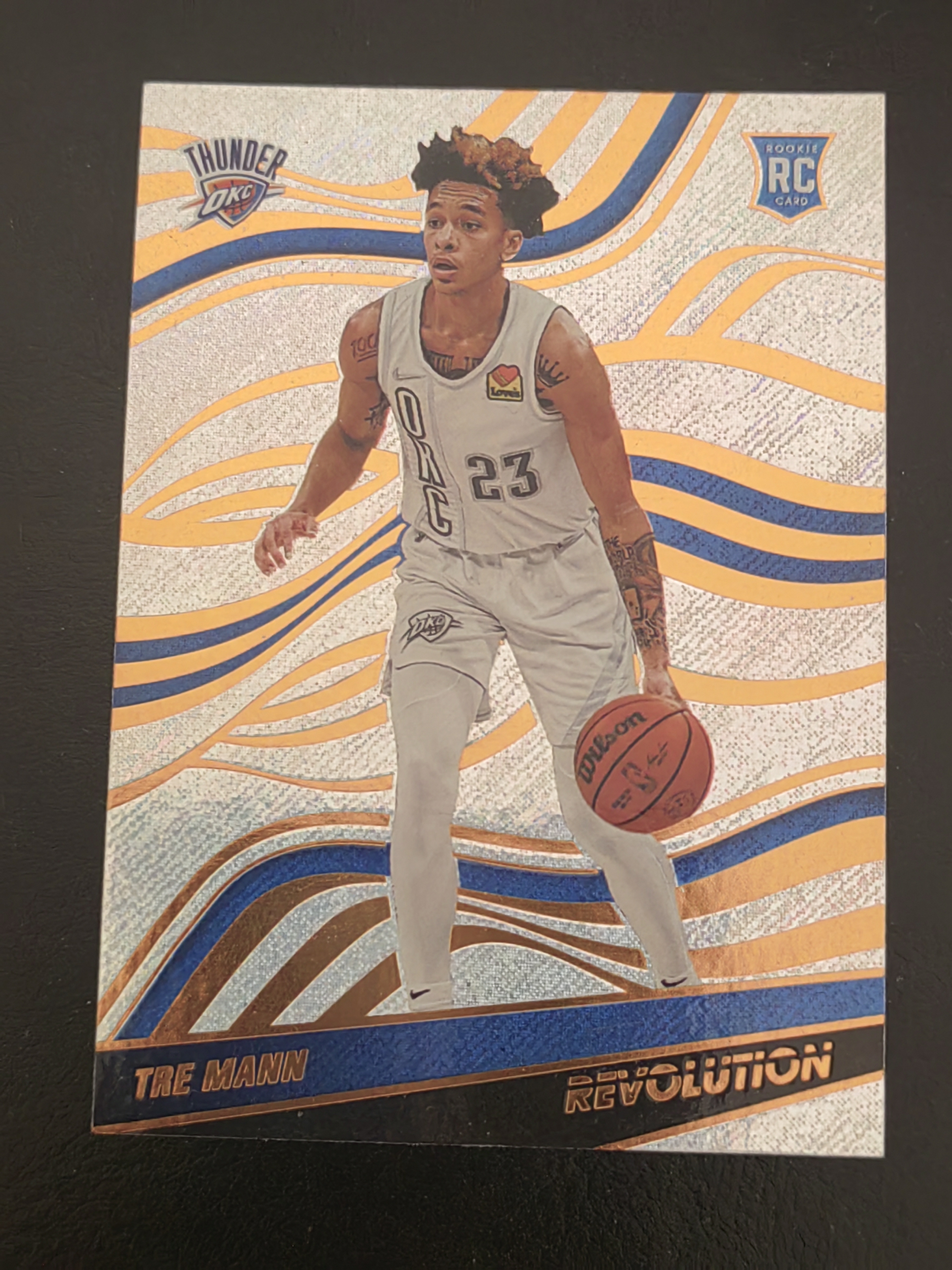 2021-22 Panini Revolution Ousmane Dieng RC 革命 奥斯曼・迪昂 新秀 雷霆 篮 凑套 白边白角 不保卡品 卡品如图