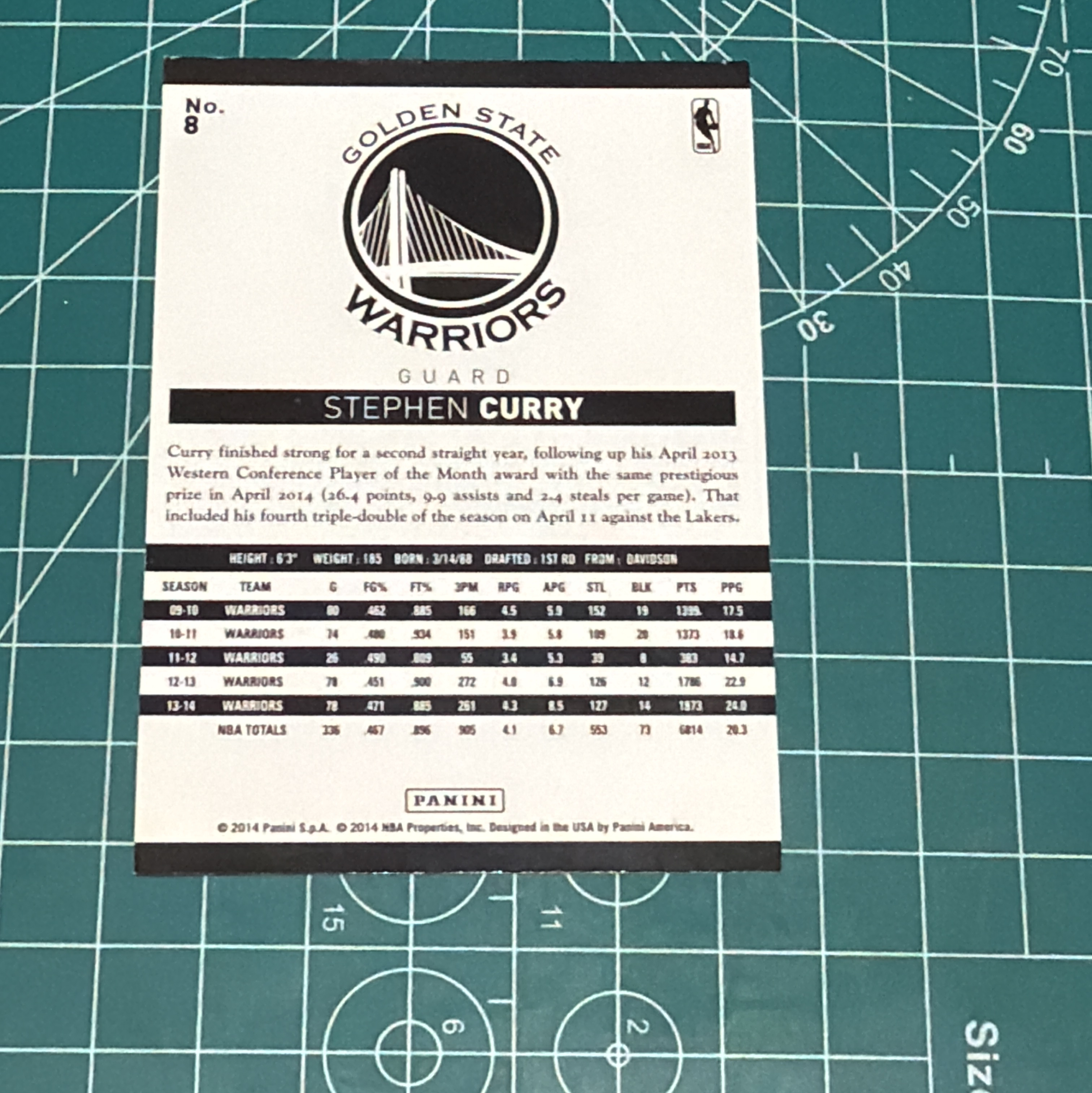 2014-15 Panini Americana Stephen Curry S.p.a. 史蒂芬库里 萌神 小学生 勇士 水花 十年老卡 绝版卡 稀有base 收藏必备
