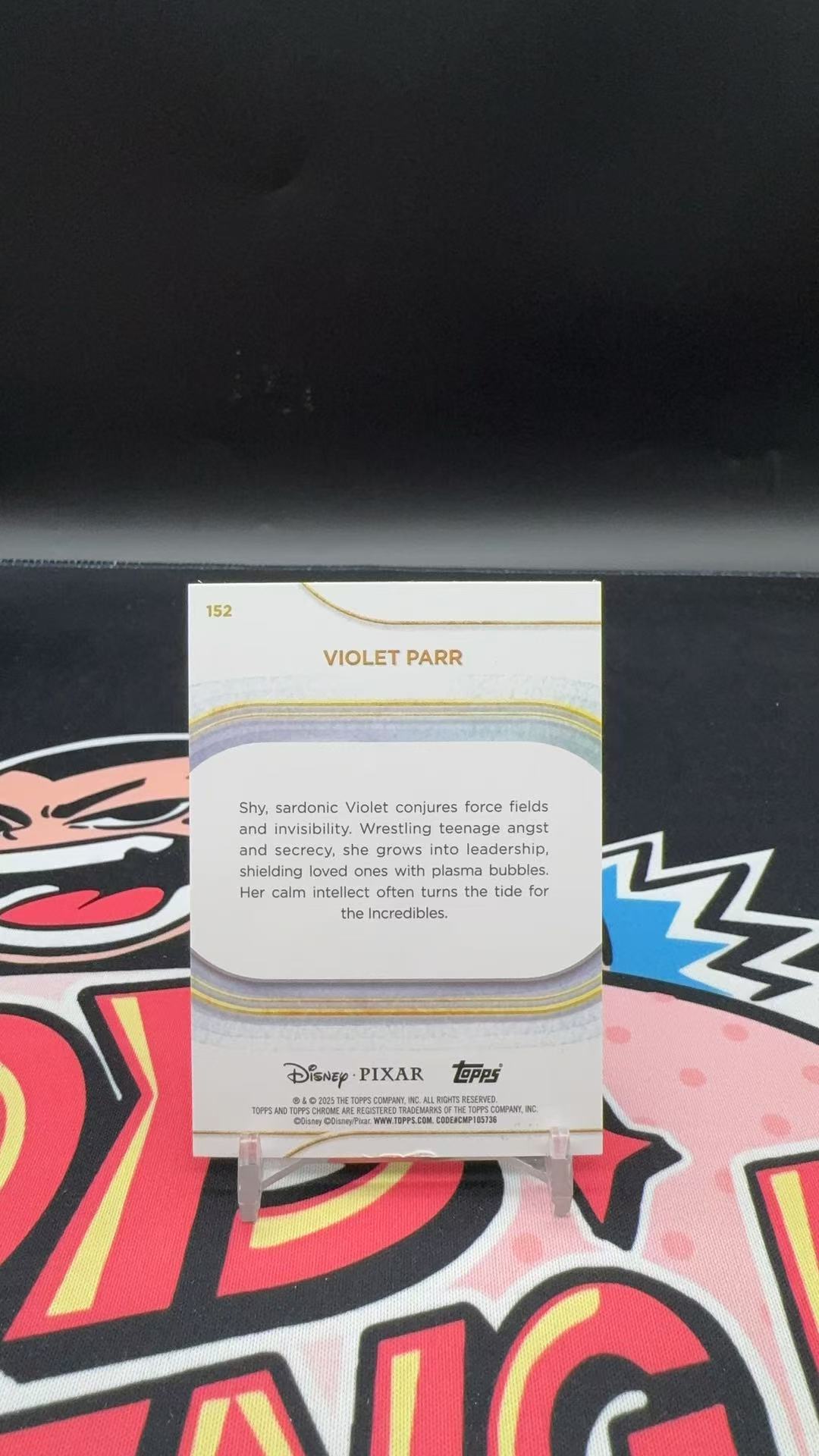 【玩具坑】2025 Topps Disney Chrome 迪士尼 TC系列 base 淡绿折 199编 #152 violet parr