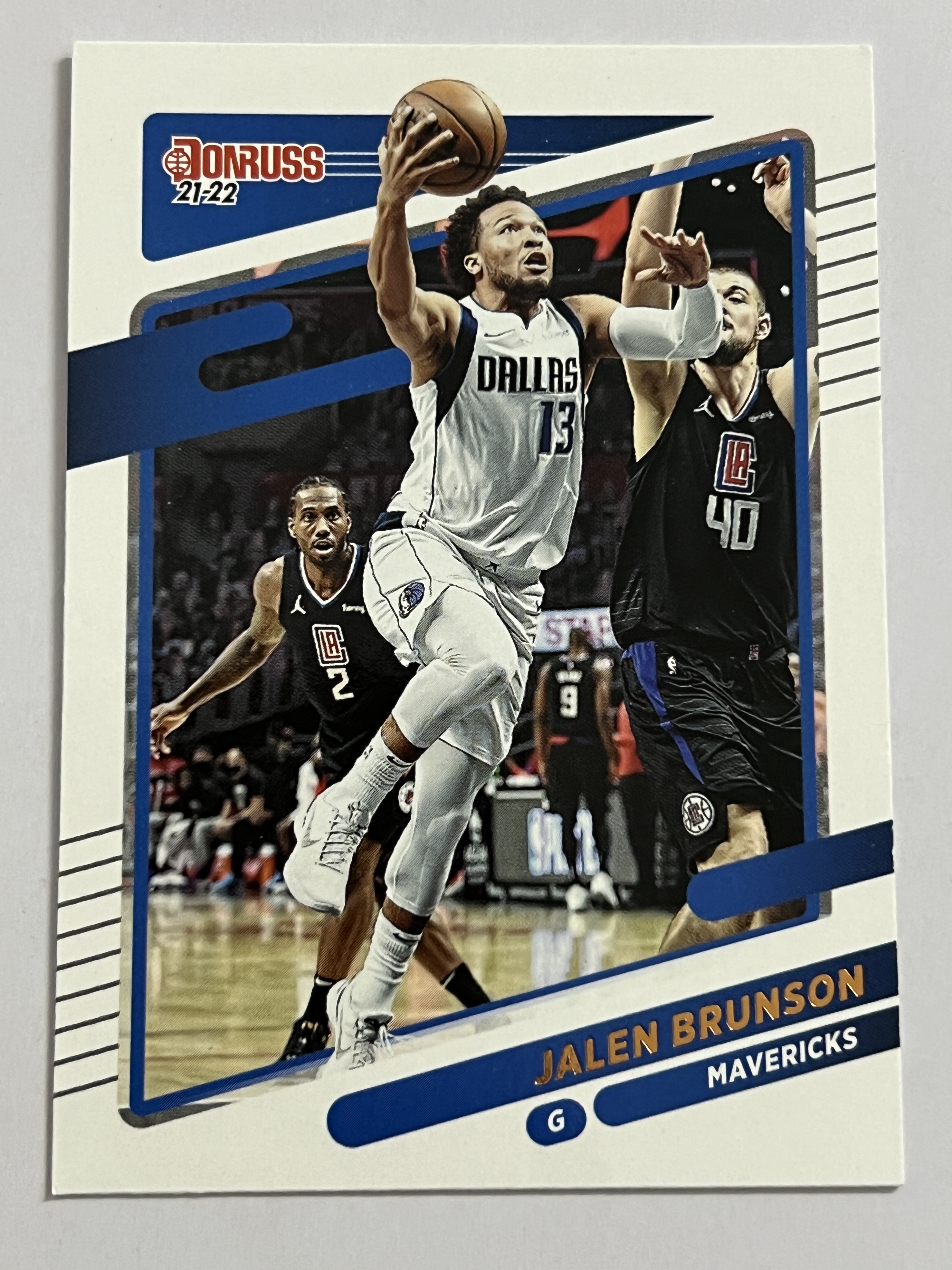 2021-22 Panini Hoops Jalen Brunson 賈倫 布倫森 獨行俠隊 熱門球星 收藏必備 實卡精美 #19