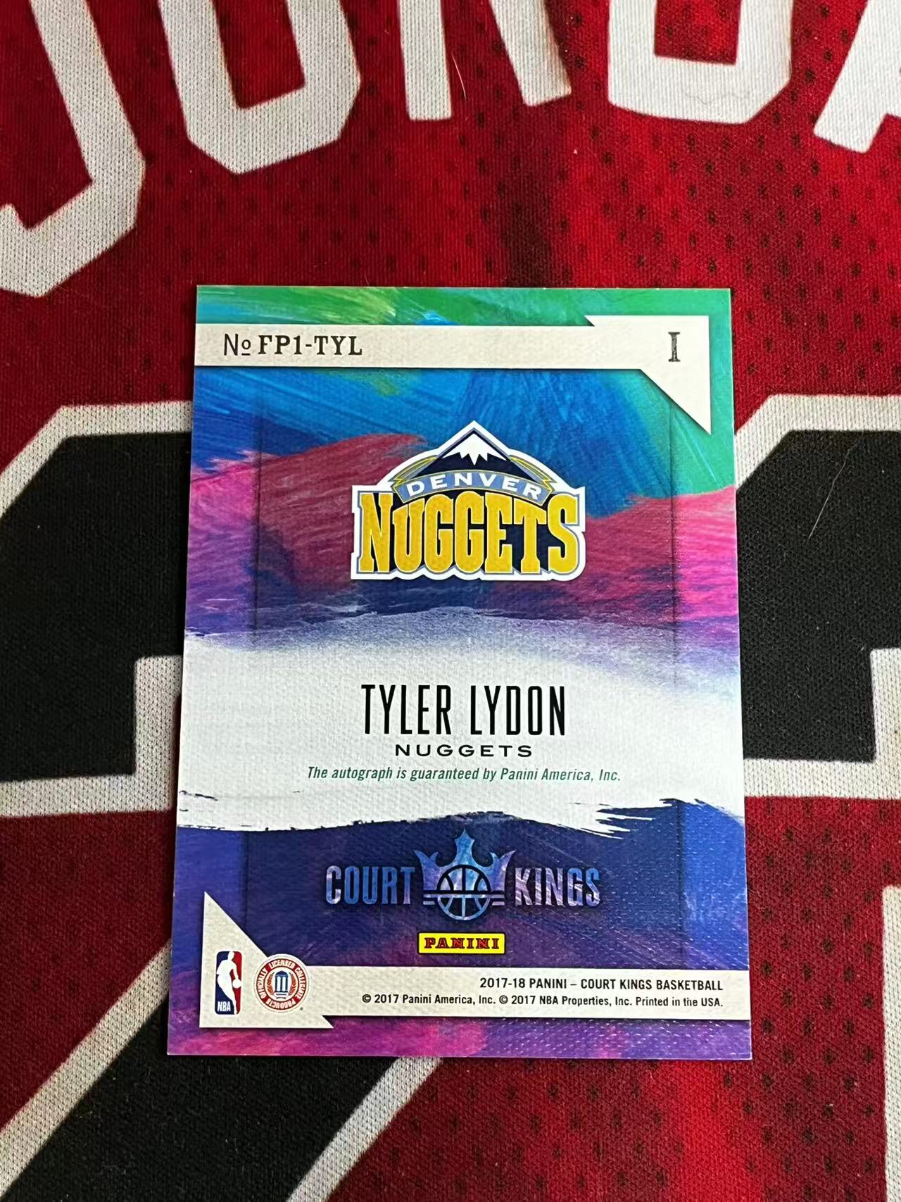 【0手续费接寄拍】2017-18 PANINI COURT KINGS 油画系列 掘金 新秀RC 泰勒莱登 签字卡 卡签 一级油画FP签 专收凑套必备【烂臭嘴拍卖】