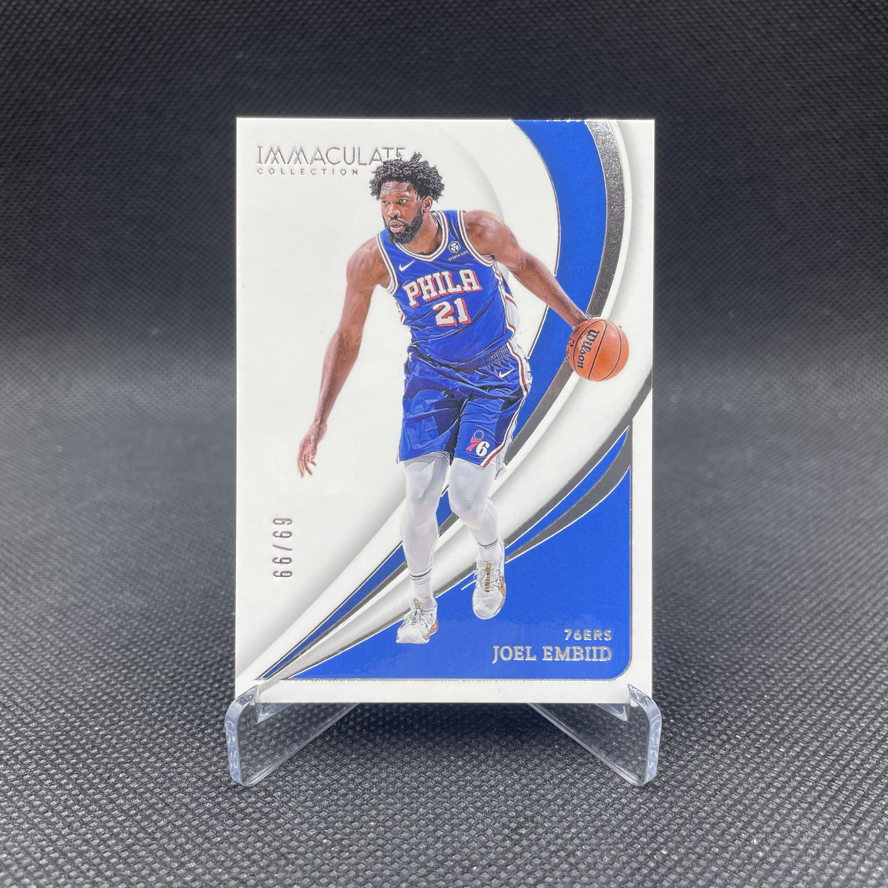 2023-24 Panini Immaculate Joel Embiid 【无界代卖】76人 乔尔 恩比德 69/99编 Base 银平行 品如图 不累计 Yo
