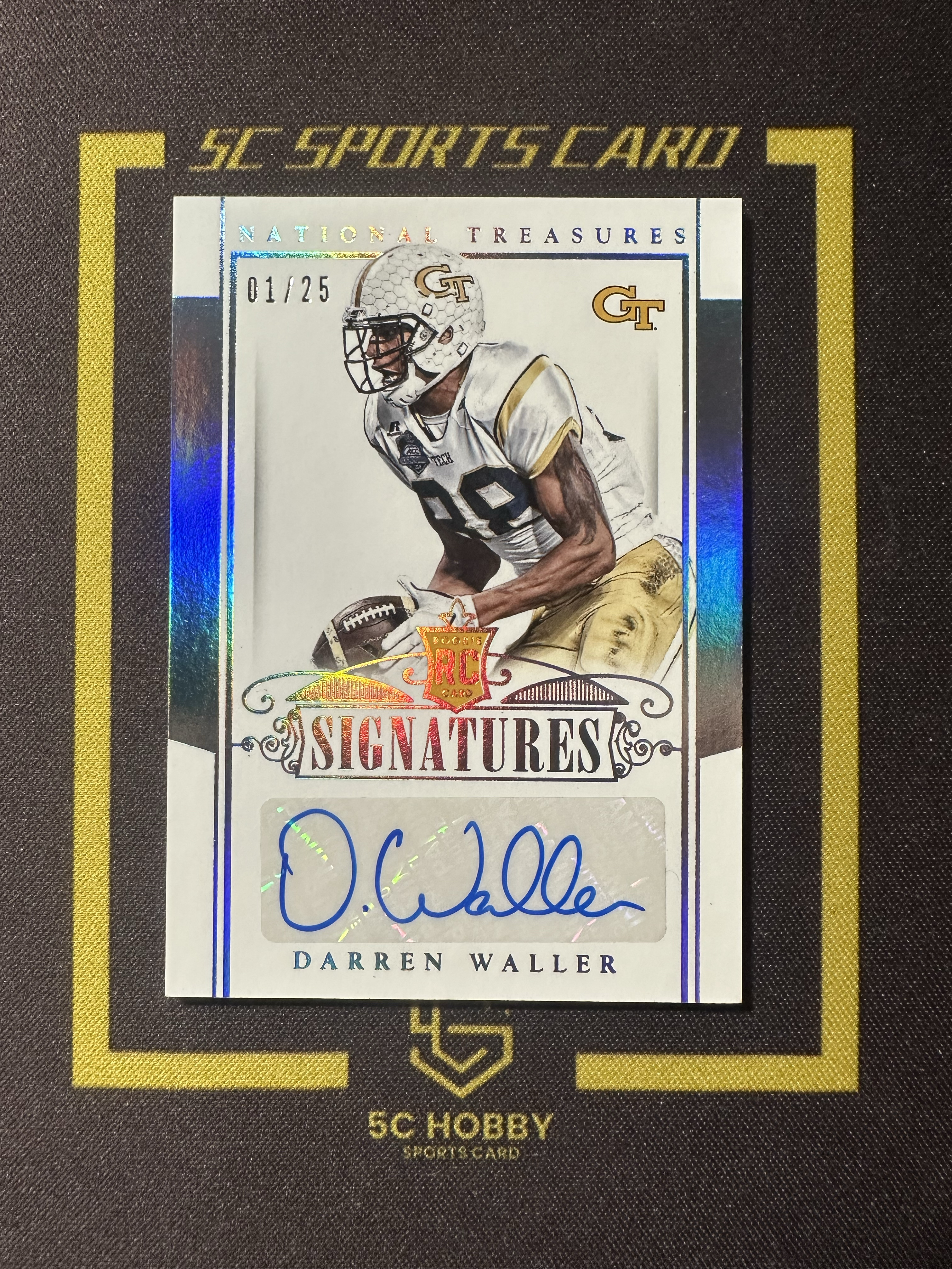 【主演出卡】 2015 panini 国宝 national treasures 橄榄球 Darren Waller 01/25 卡品如图 签字