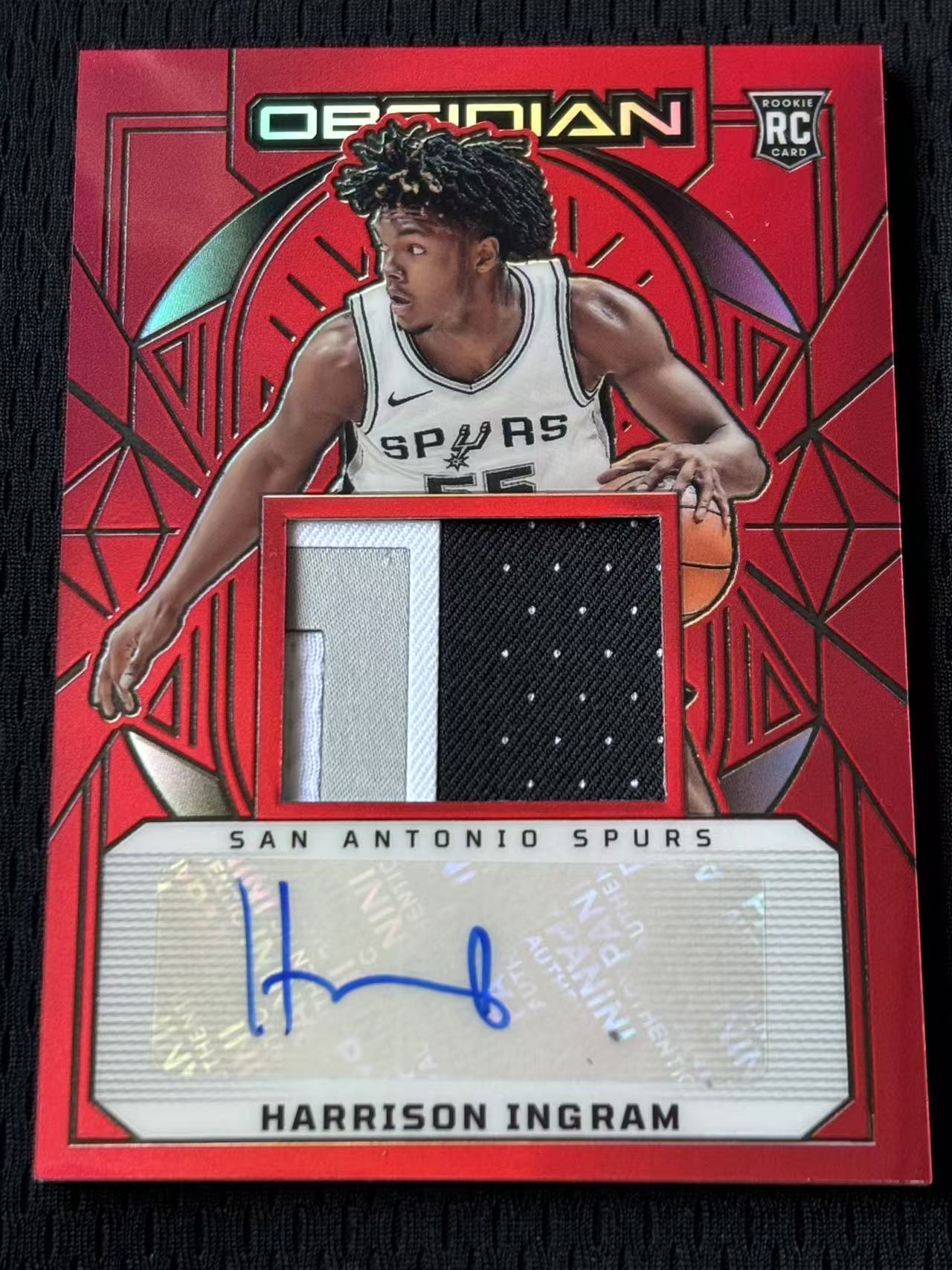 2024-25 Panini Obsidian Harrison Ingram RC 黑曜石 马刺 新秀 哈里森 英格拉姆 3色 patch 签字 RPA 不累计