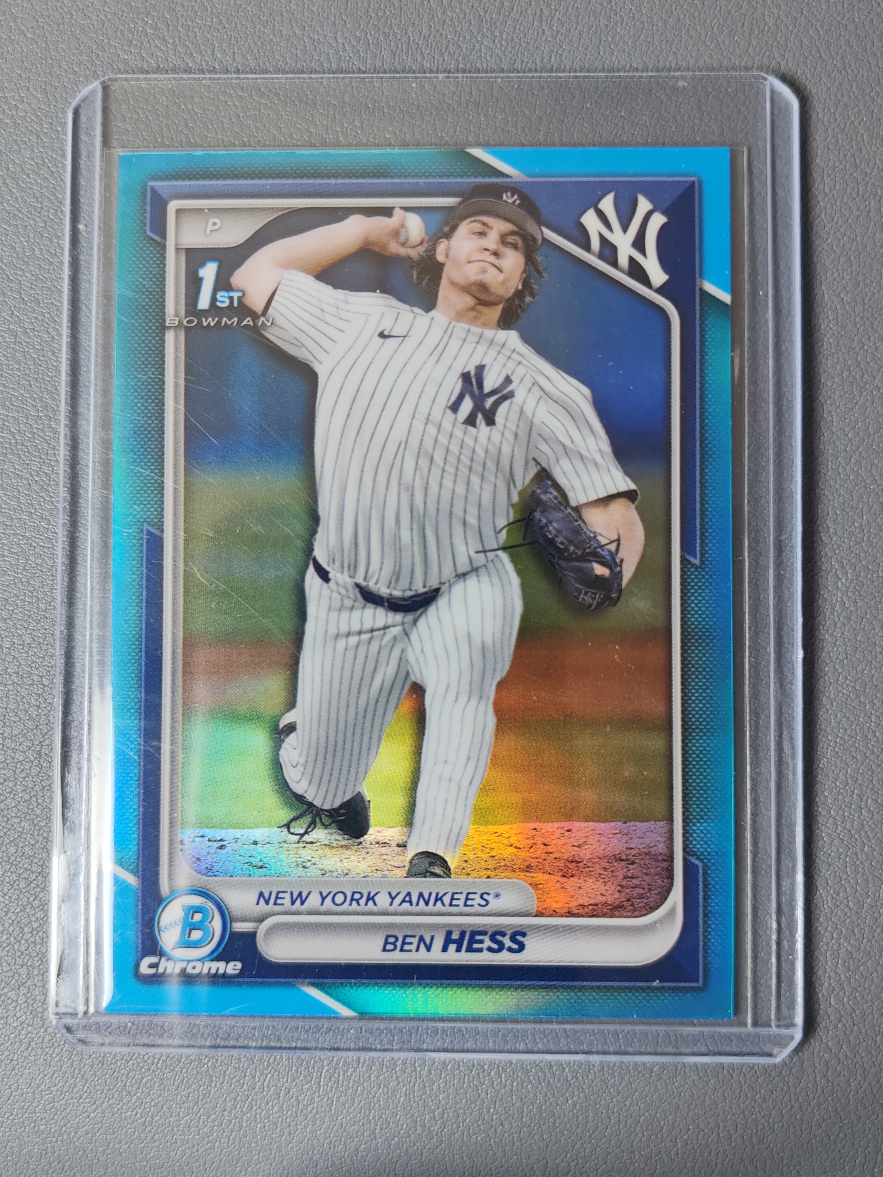 2024 Topps Bowman Ben Hess RC 1st 青折!【001】