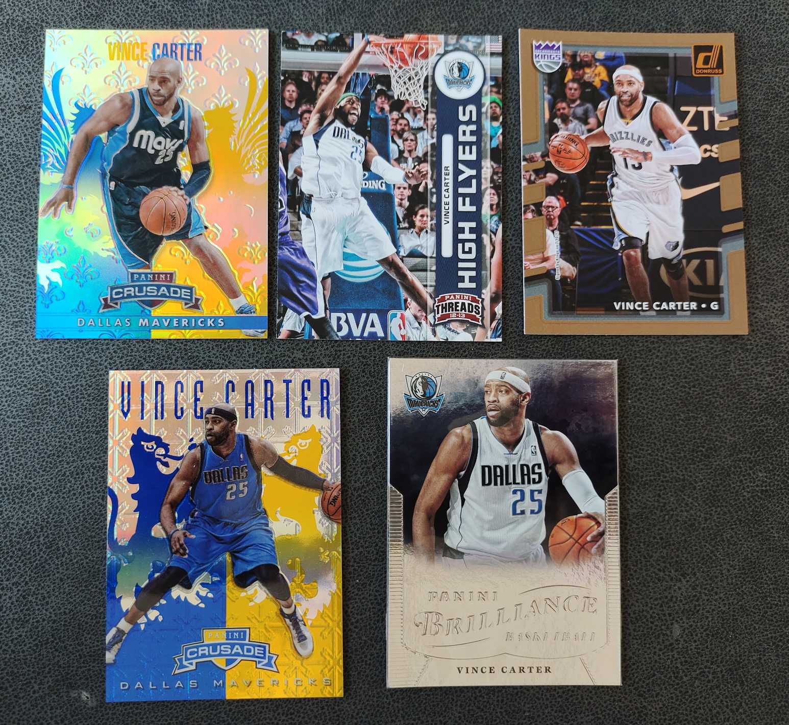 达拉斯 小牛队 独行侠队 文斯 卡特 Vince Carter 大表哥 半人半神 五张打包