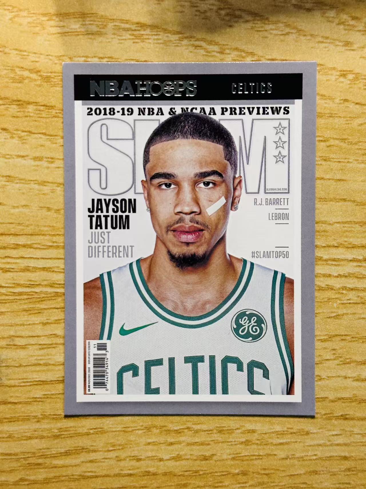 2021-22 Panini NBA Hoops Jayson Tatum 嘿嘿代卖 杰森 塔图姆 杂志 特卡 凯尔特人 獭兔 实卡精美 收藏必备