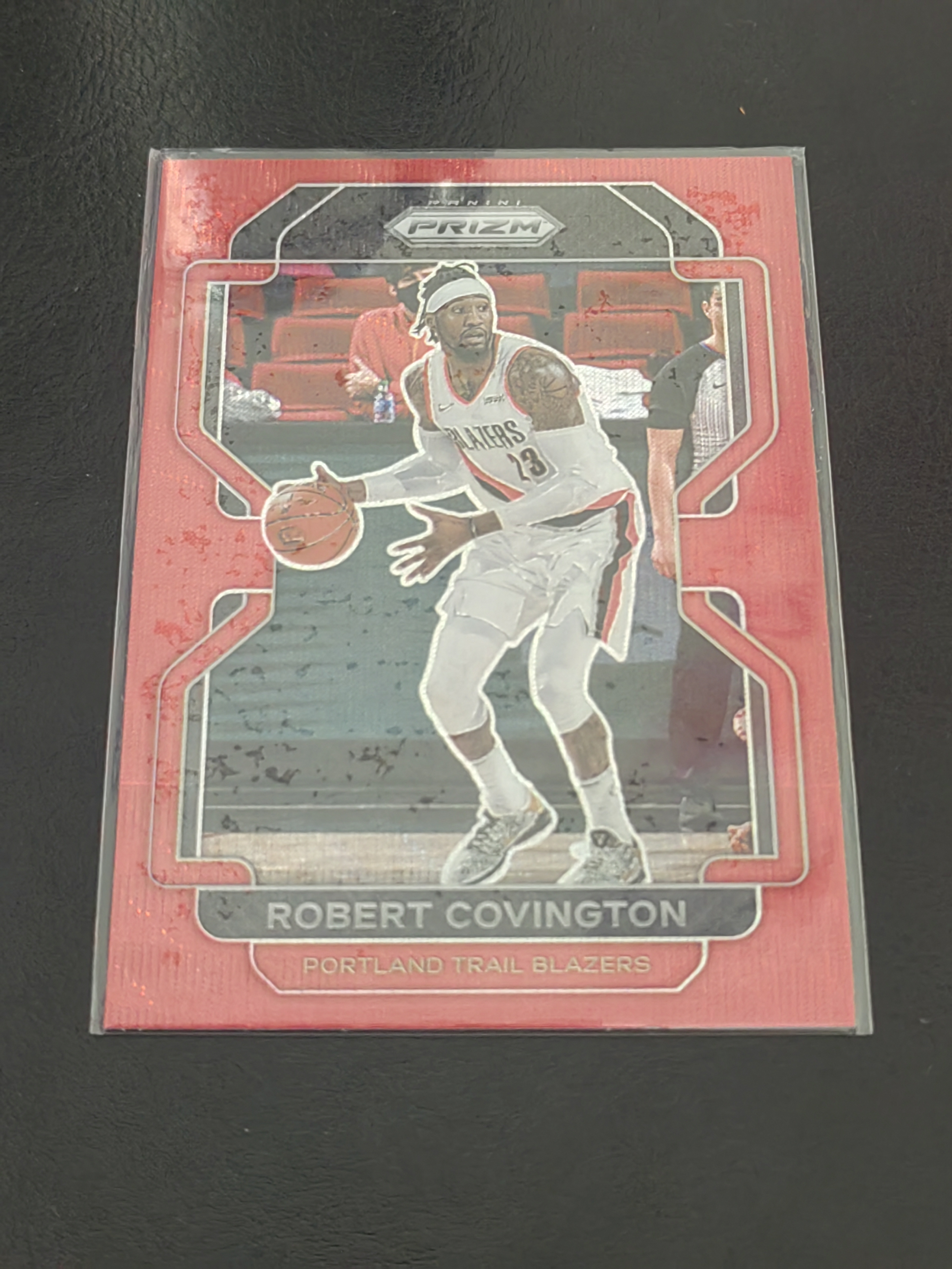 2021-22 Panini PRIZM Robert Covington PZ 红波纹 罗伯特·考文顿 开拓者 76人 森林狼 火箭 快船 篮 白边白角 不保卡品 卡品如图