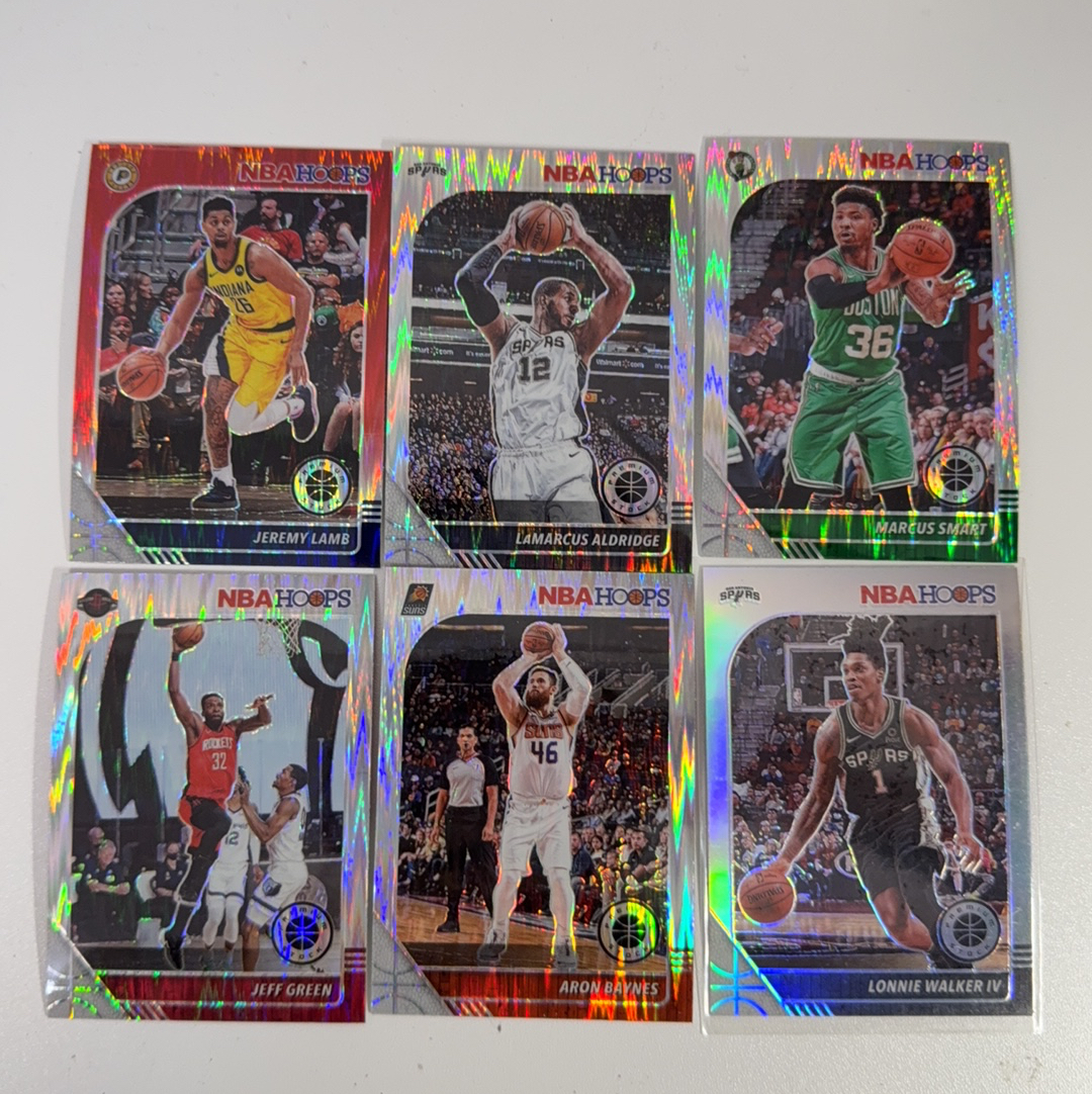 【免费代卖】6张 打包 lot HOOPS 折射 阿德巴约 斯玛特 马刺 骑士 太阳 黄蜂 火箭 值得收藏!!