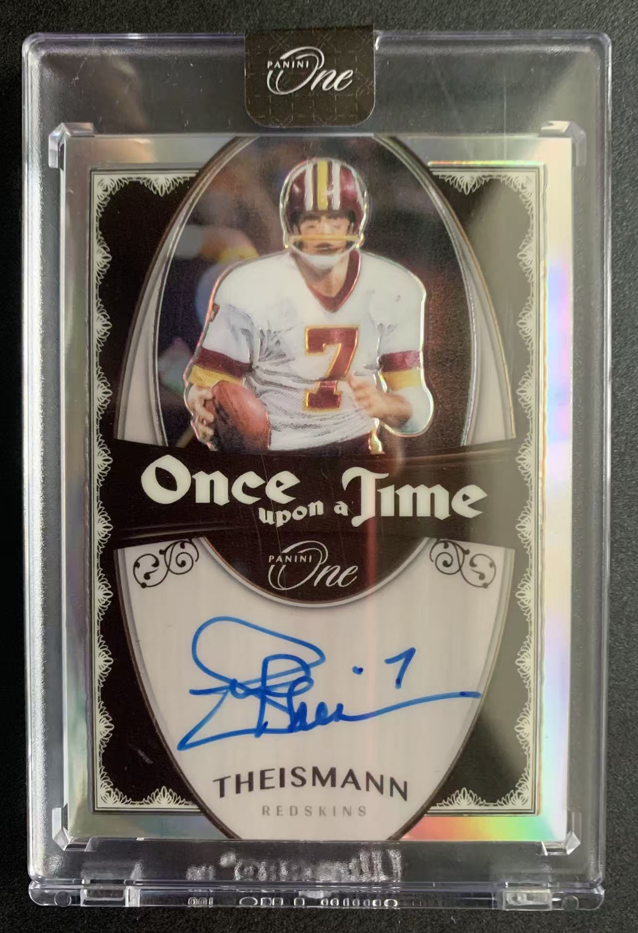 【瞳瞳代卖】2023 Panini One NFL 橄榄球 乔 塞斯曼 Joe Theismann 75编 签字 球星卡 1次超级碗冠军 1次MVP 1次年度最佳进攻球员 2次职业碗 名人堂成员